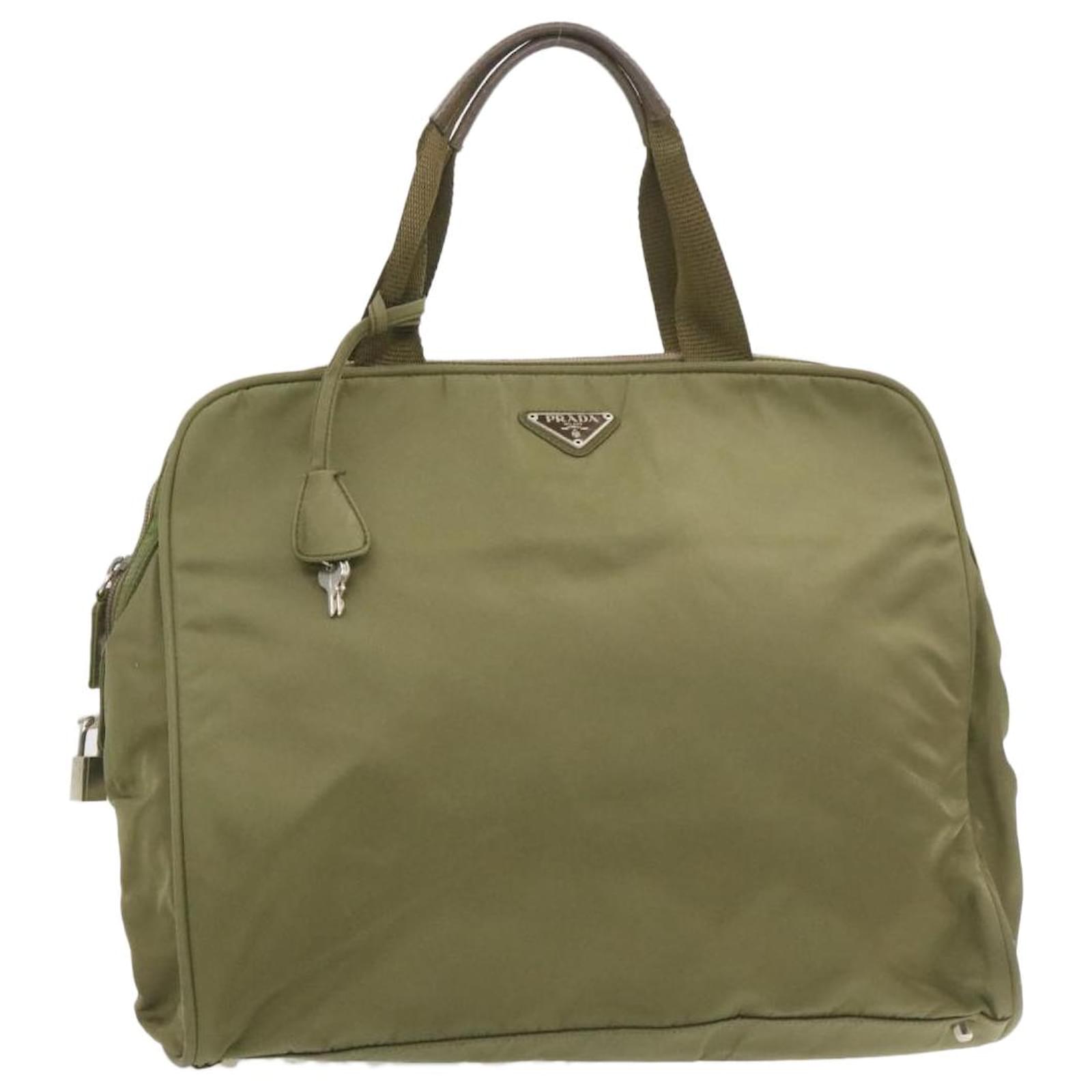 olive green prada bag
