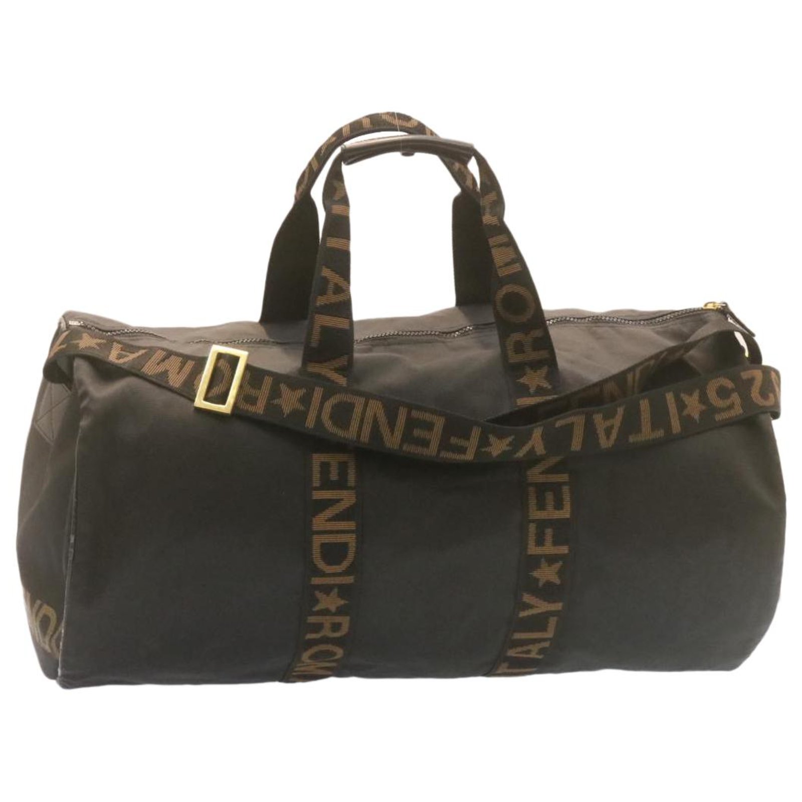 black fendi duffle bag