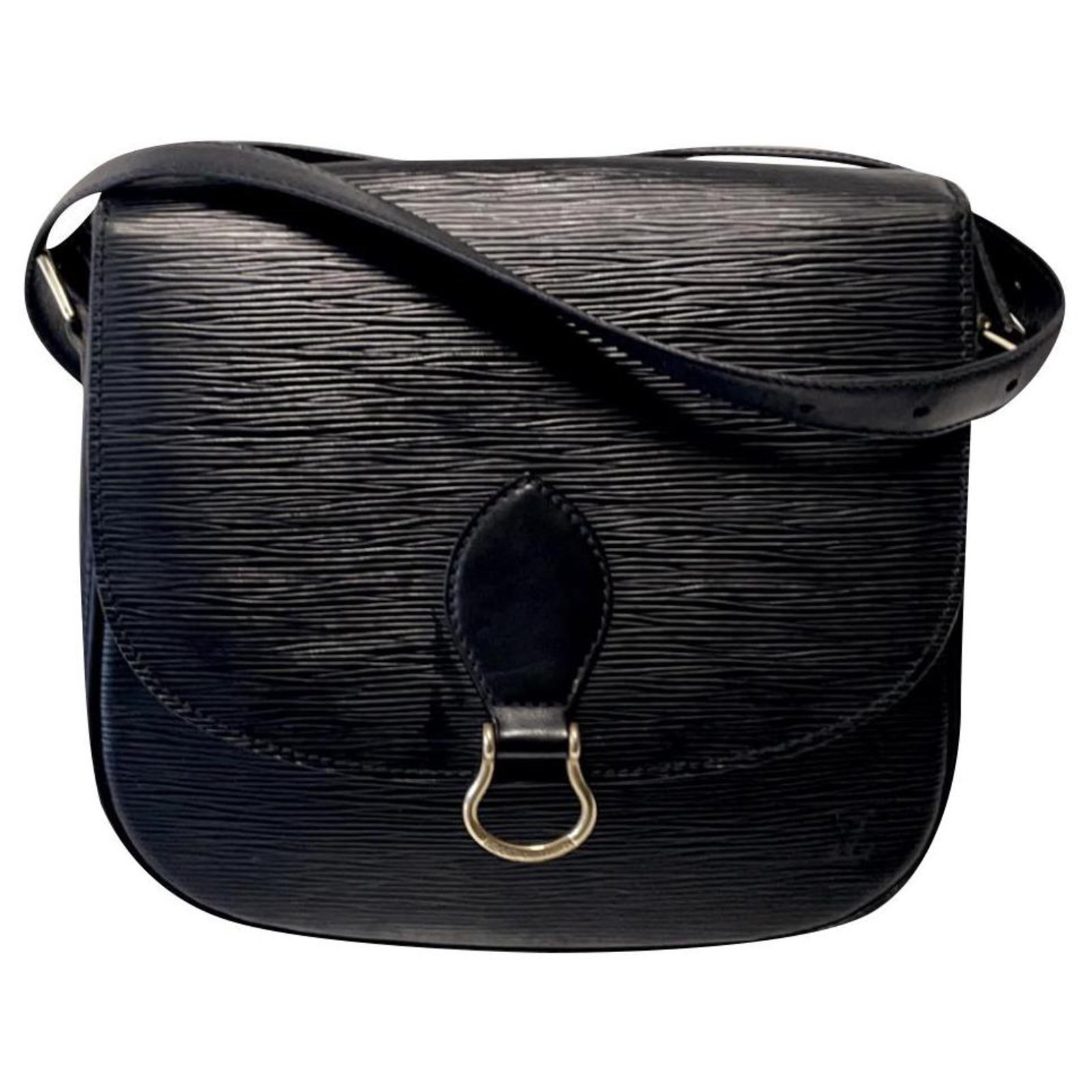 Saint cloud leather crossbody bag Louis Vuitton Black in Leather