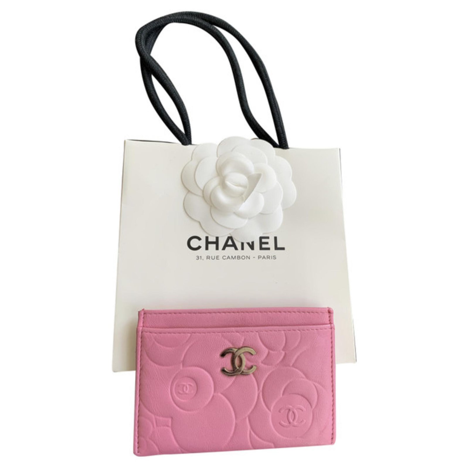 Chanel Camellia phone case and card holder