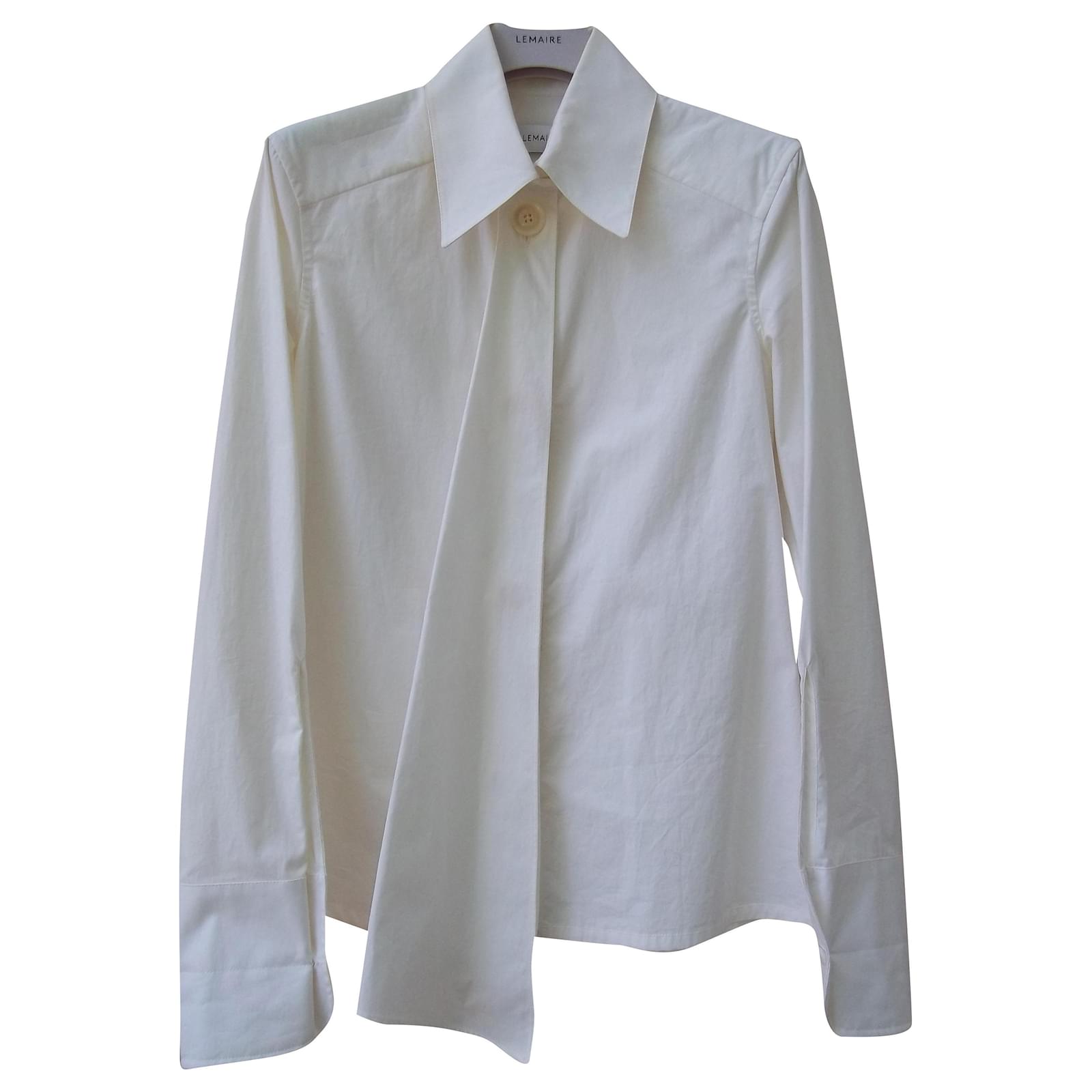 Lemaire Tops Cream Cotton ref.289385 - Joli Closet