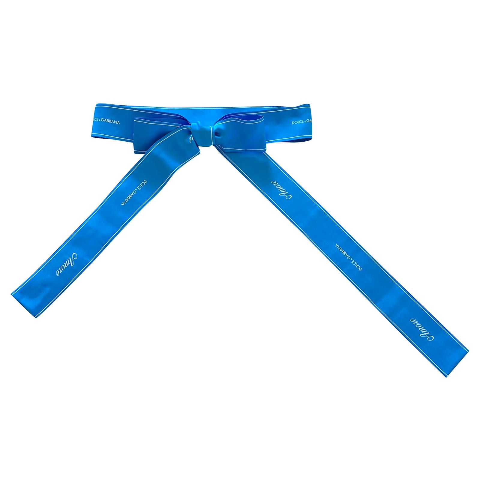 Dolce \u0026 Gabbana Belts Blue Polyester 