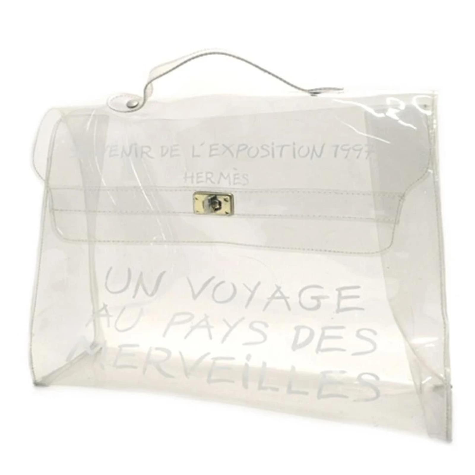 hermes clear kelly bolsa