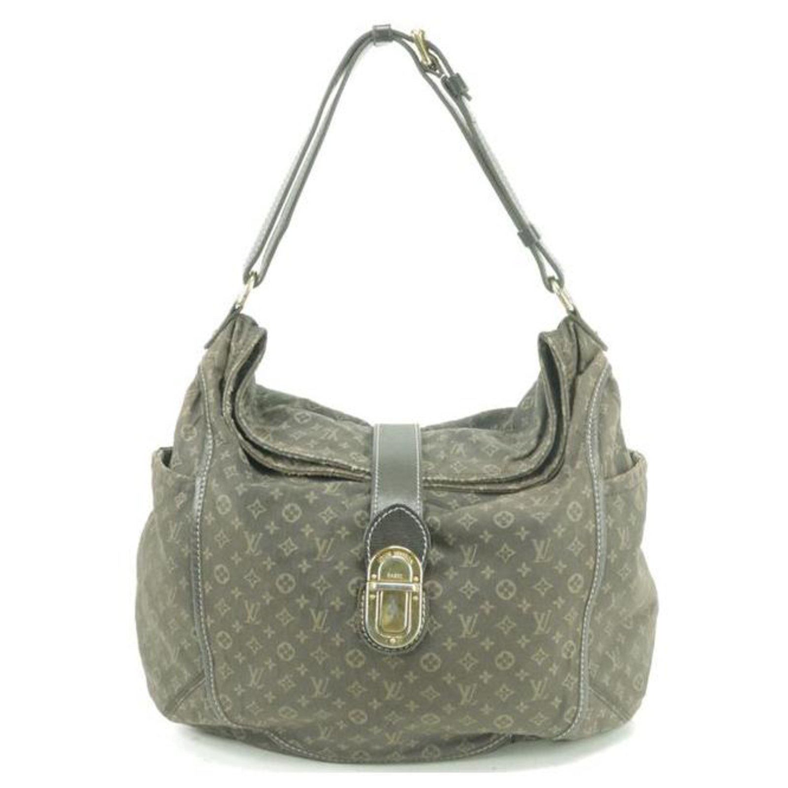 Louis Vuitton Vintage - Mini Lin Romance Hobo Bag - Brown - Cotton Handbag  - Luxury High Quality - Avvenice