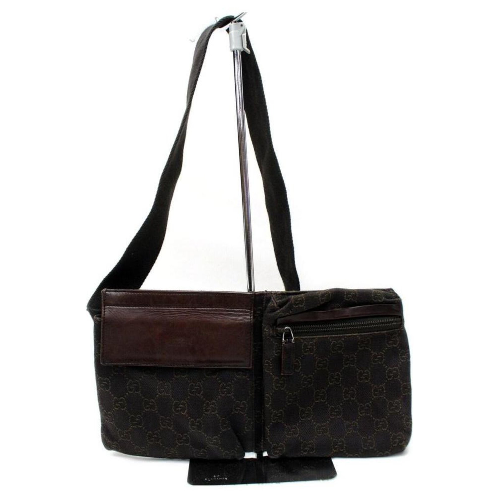 Gucci Fanny Pack Belt Bag Monogram GG Black