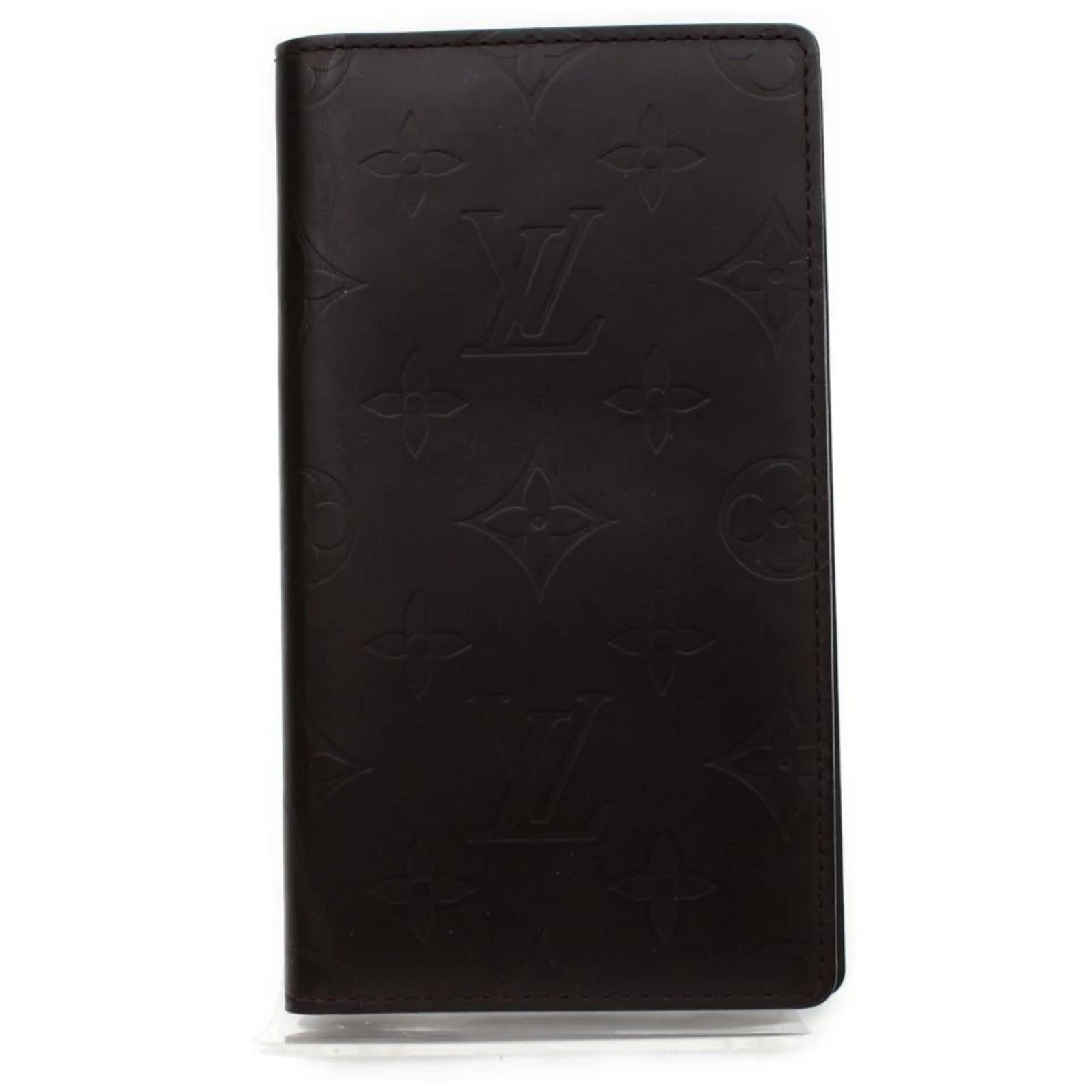 Louis Vuitton Louis Vuitton Dark Brown Mat Monogram Leather Wallet