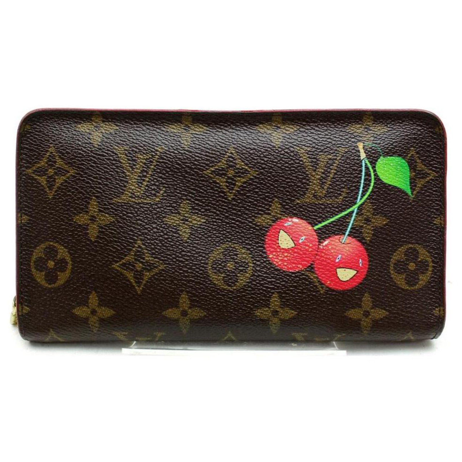 Louis Vuitton 871819 Cherry Monogram Long Zippy Zip Around Porte Monnaie  Cherries