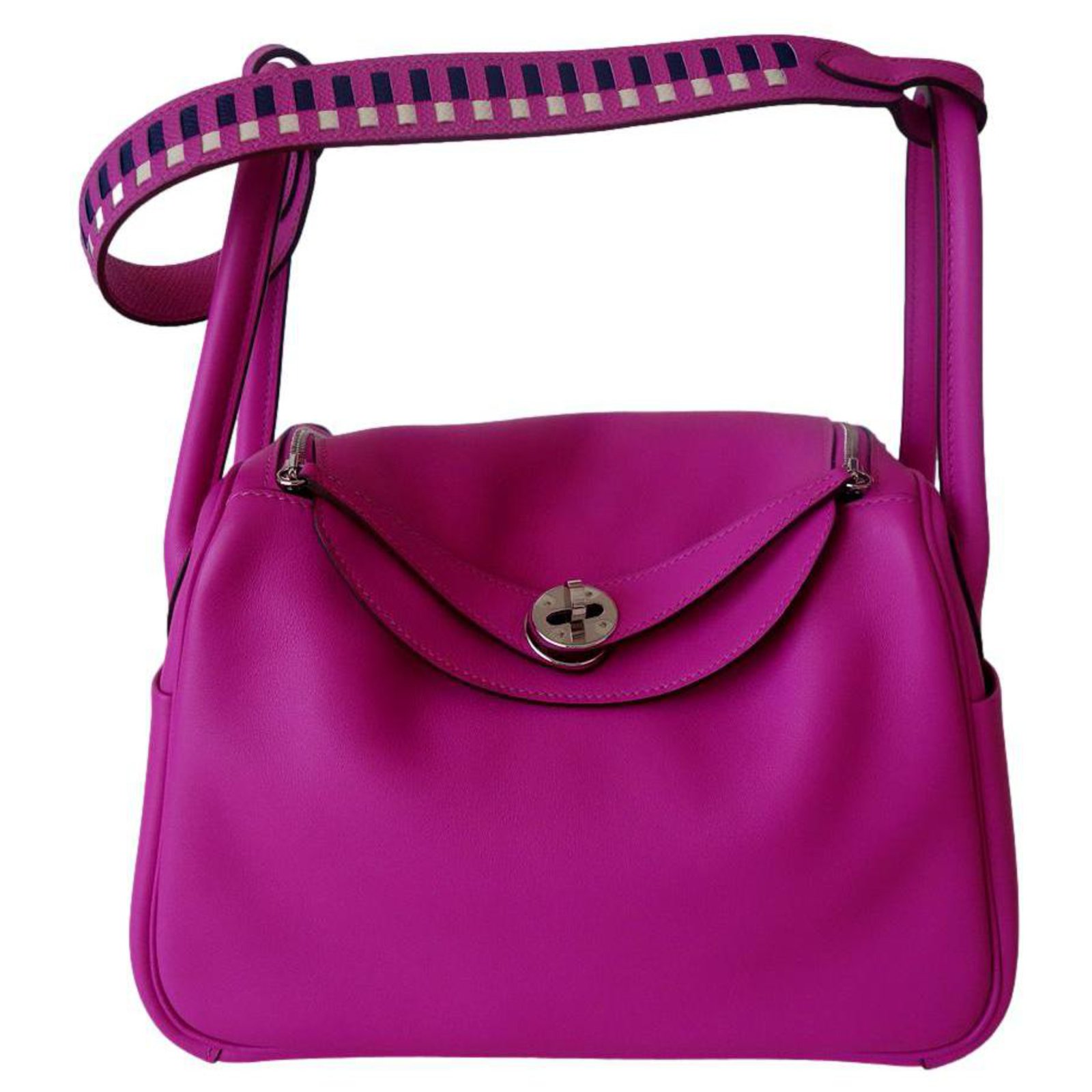 Hermes Lindy 26 Purple Quality Ori Leather Dimension 26cm …