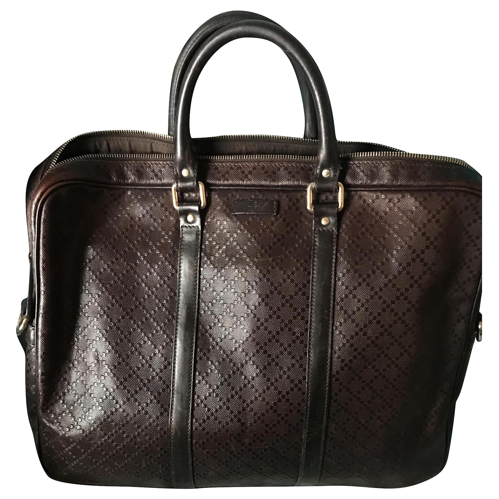 Portadocumenti Gucci Marrone Pelle ref.292274 - Joli Closet