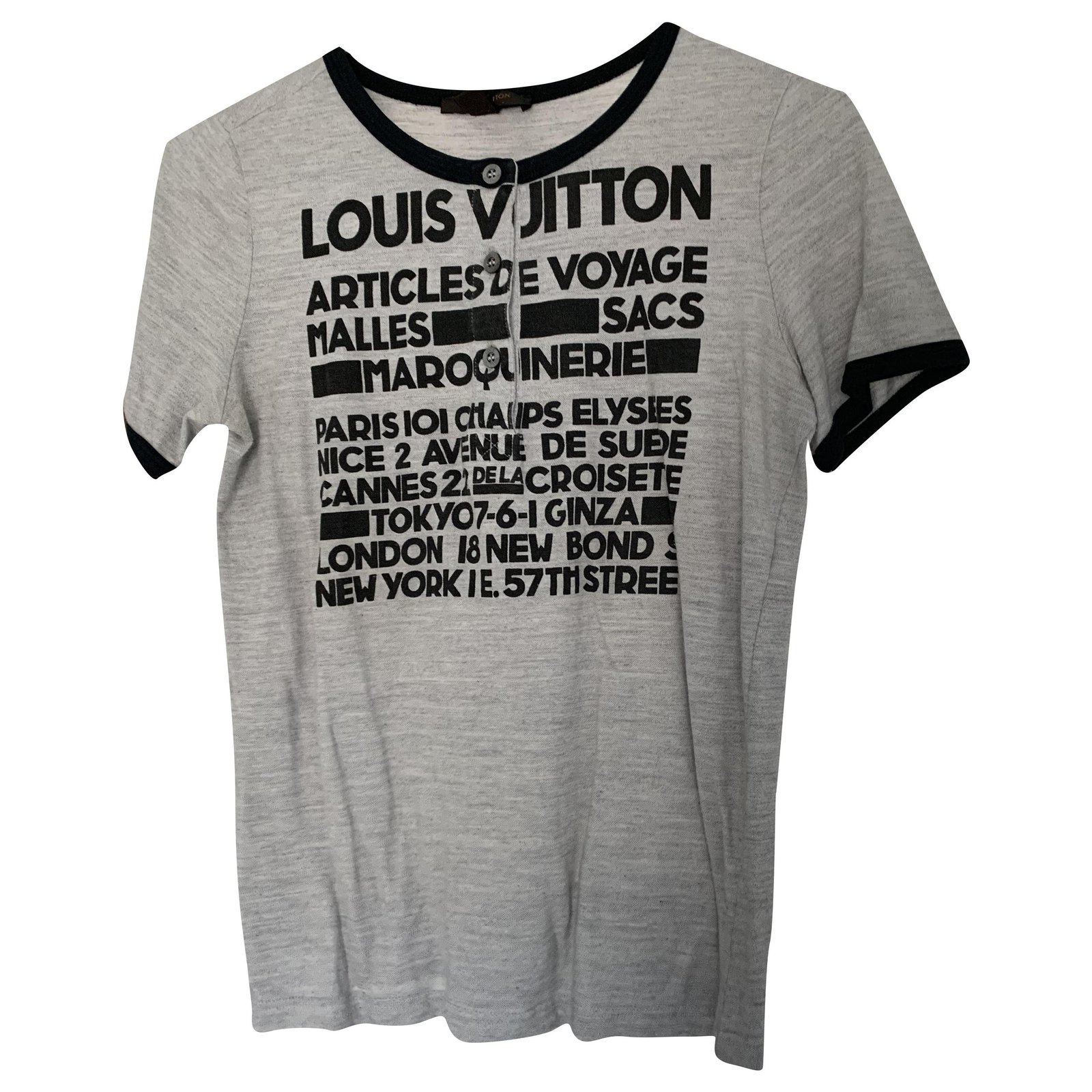 Louis Vuitton Vuitton Paris T-Shirt , White, S