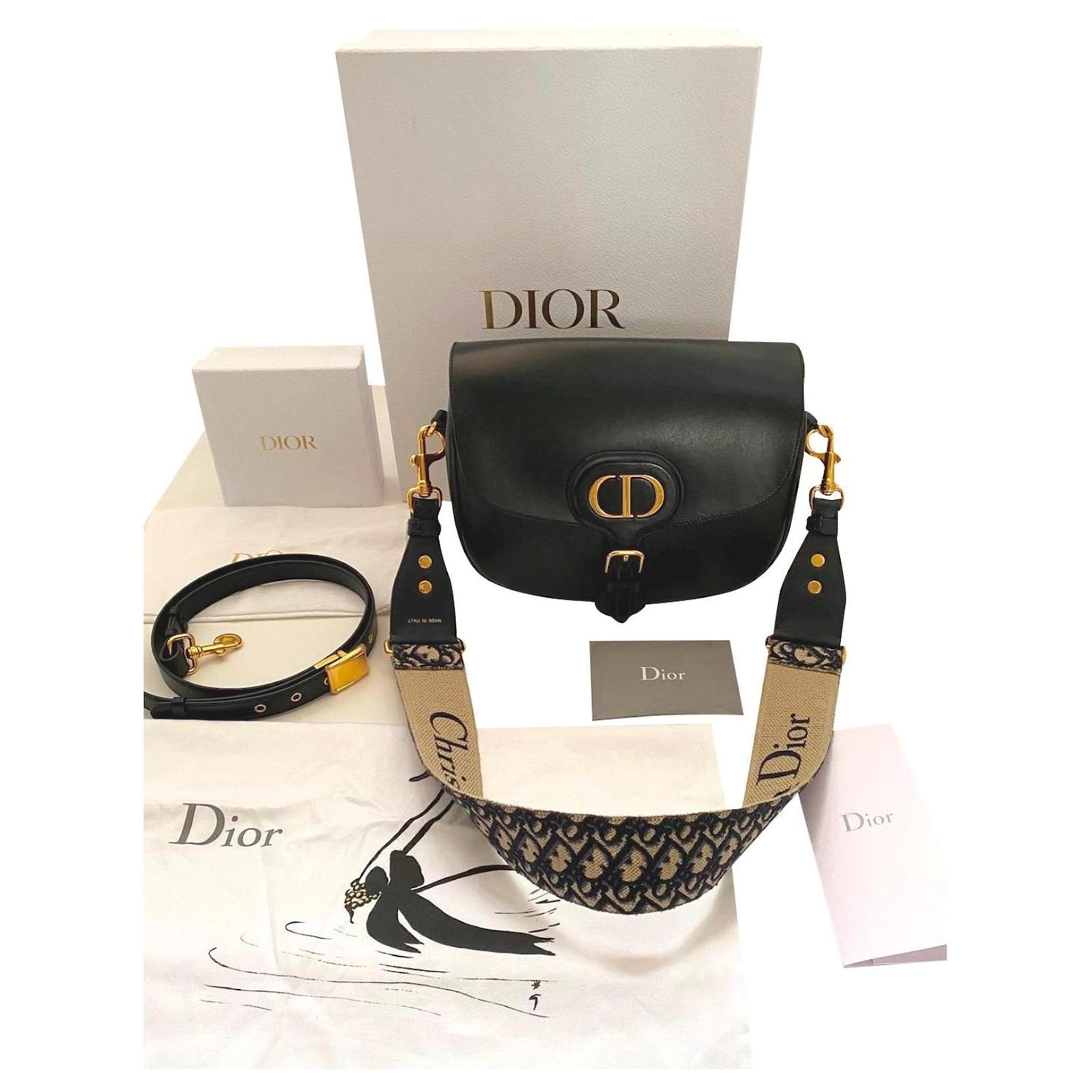 Dior Bobby large model and additional shoulder strap Black Leather  ref.293415 - Joli Closet