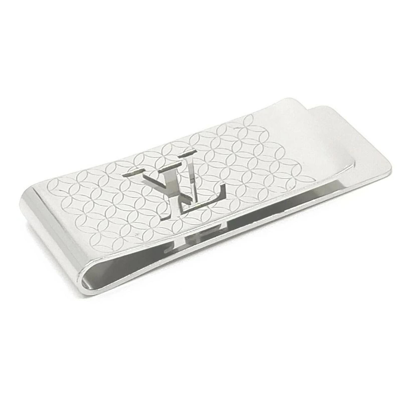 Louis Vuitton Silver Pans Vie-Champs Elysees Money Clip Cash Bill