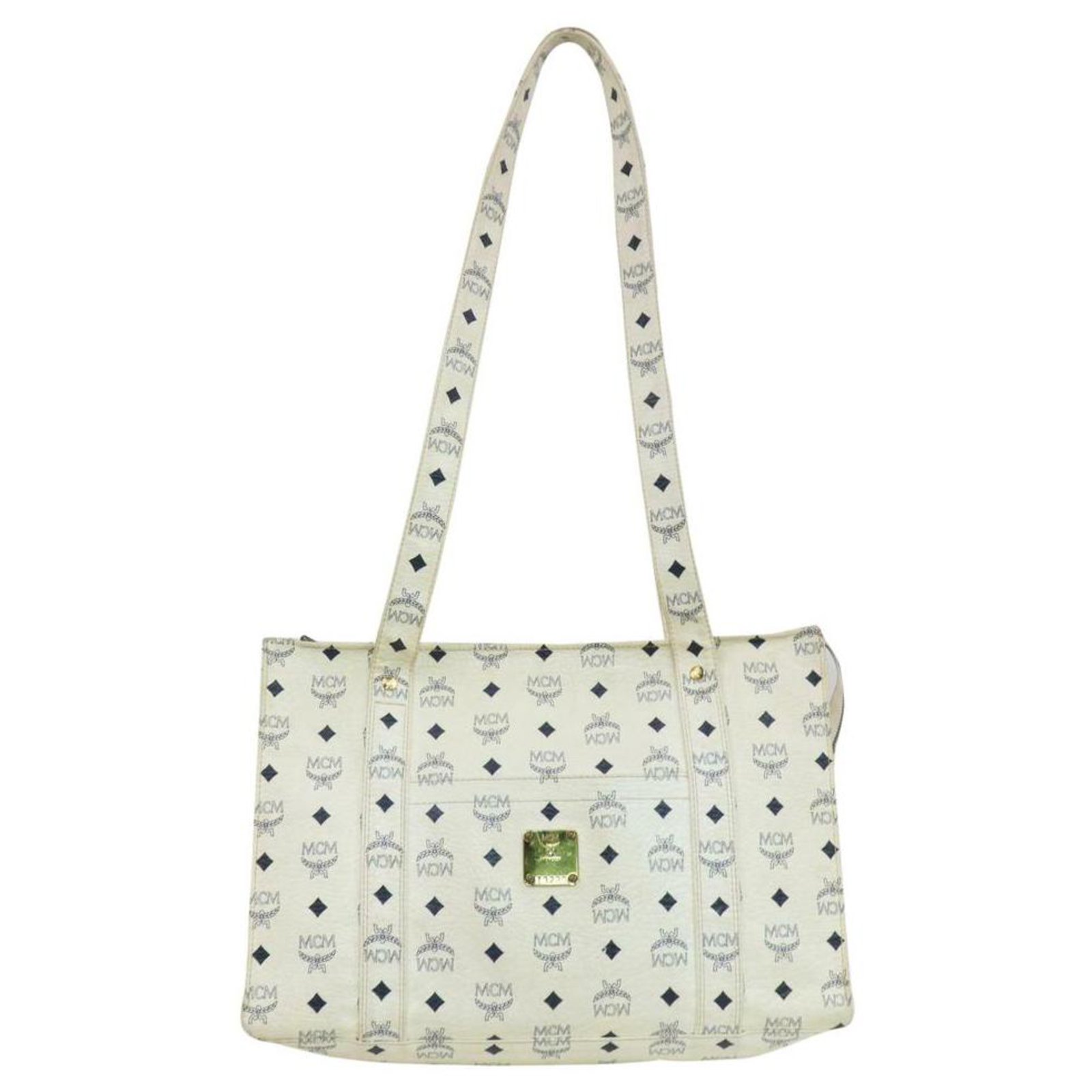 Mcm Vintage Visetos Shopping Tote