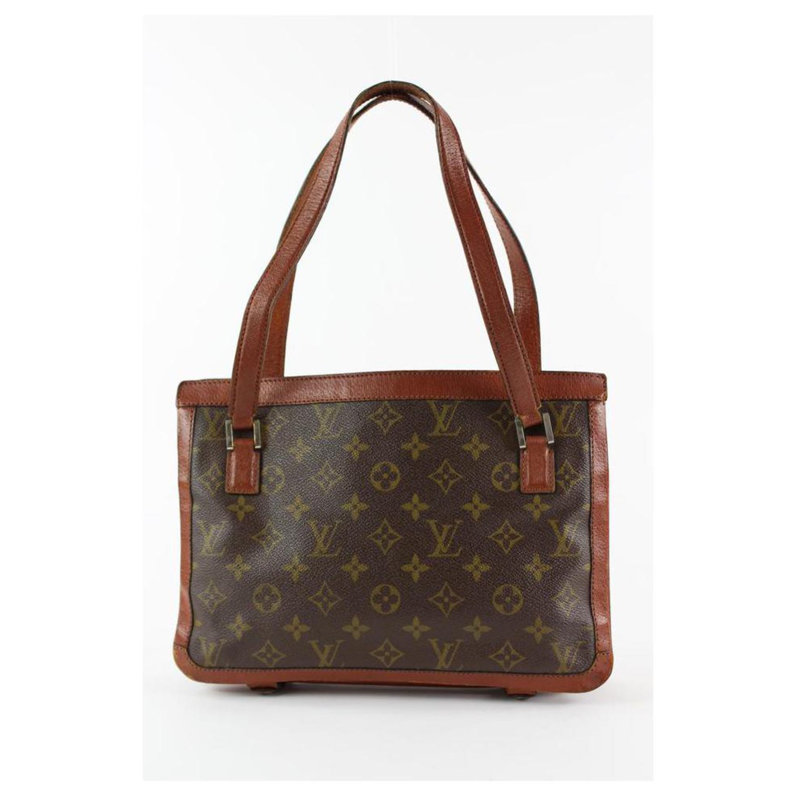 Louis Vuitton Ultra Rare Triple Pouch Trio Tote Bag 6lvs1218 Leather  ref.293596 - Joli Closet