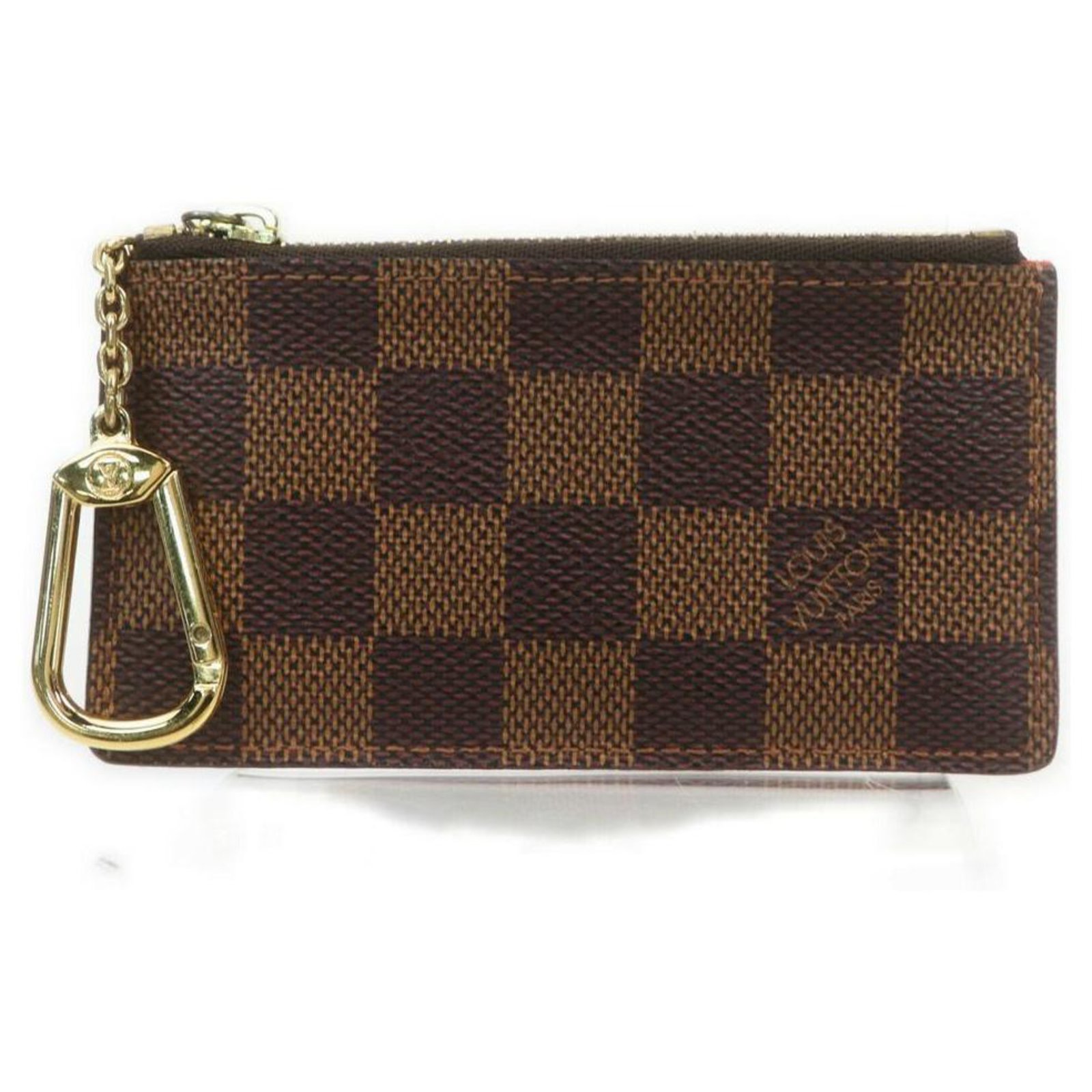 Louis Vuitton Ultra Rare Limited Damier Ebene Key Pouch Pochette Cles  Leather ref.293878 - Joli Closet