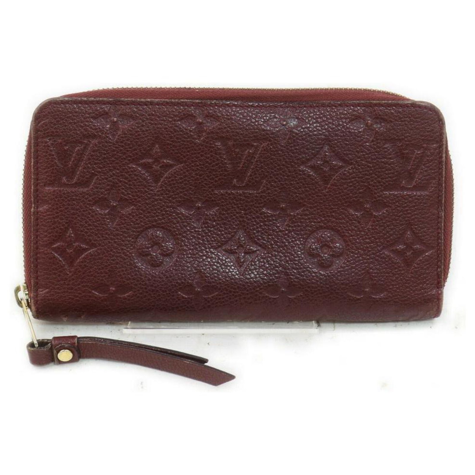 Louis Vuitton Bordeaux Empreinte Leather Monogram Zippy Wallet Zip Around  ref.293932 - Joli Closet