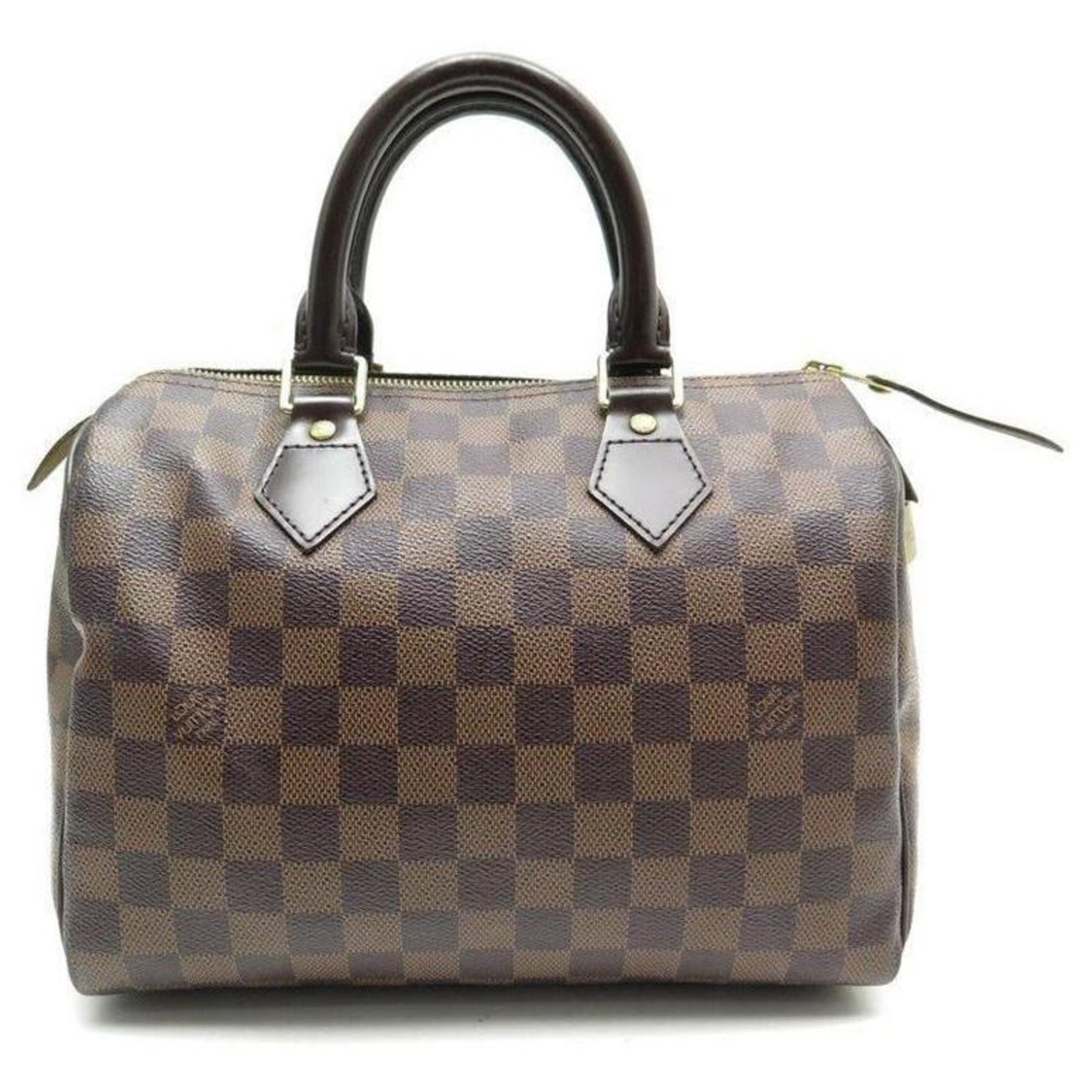 louis vuitton brown damier ebene speedy 25