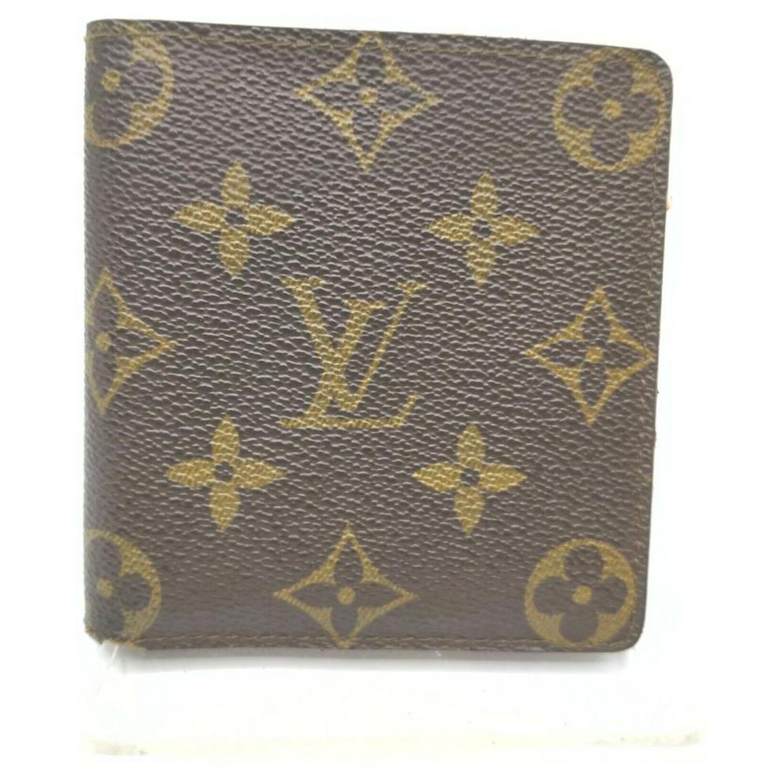  Louis Vuitton Cartera delgada monograma espejo edición