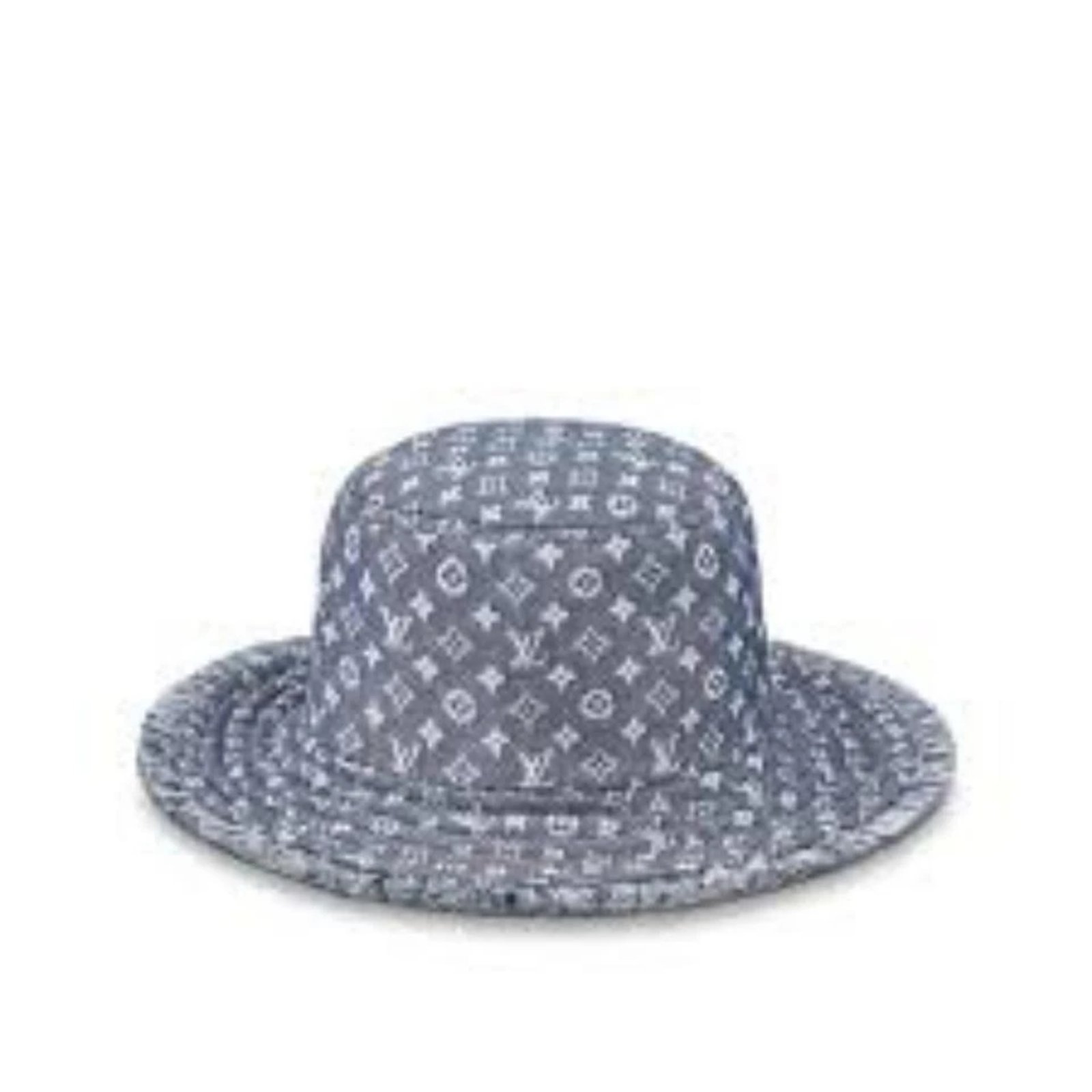 Louis Vuitton Monogram Denim Bucket Hat Bobbygram Cap Rare Jean Sun Visor  860399M ref.294100 - Joli Closet
