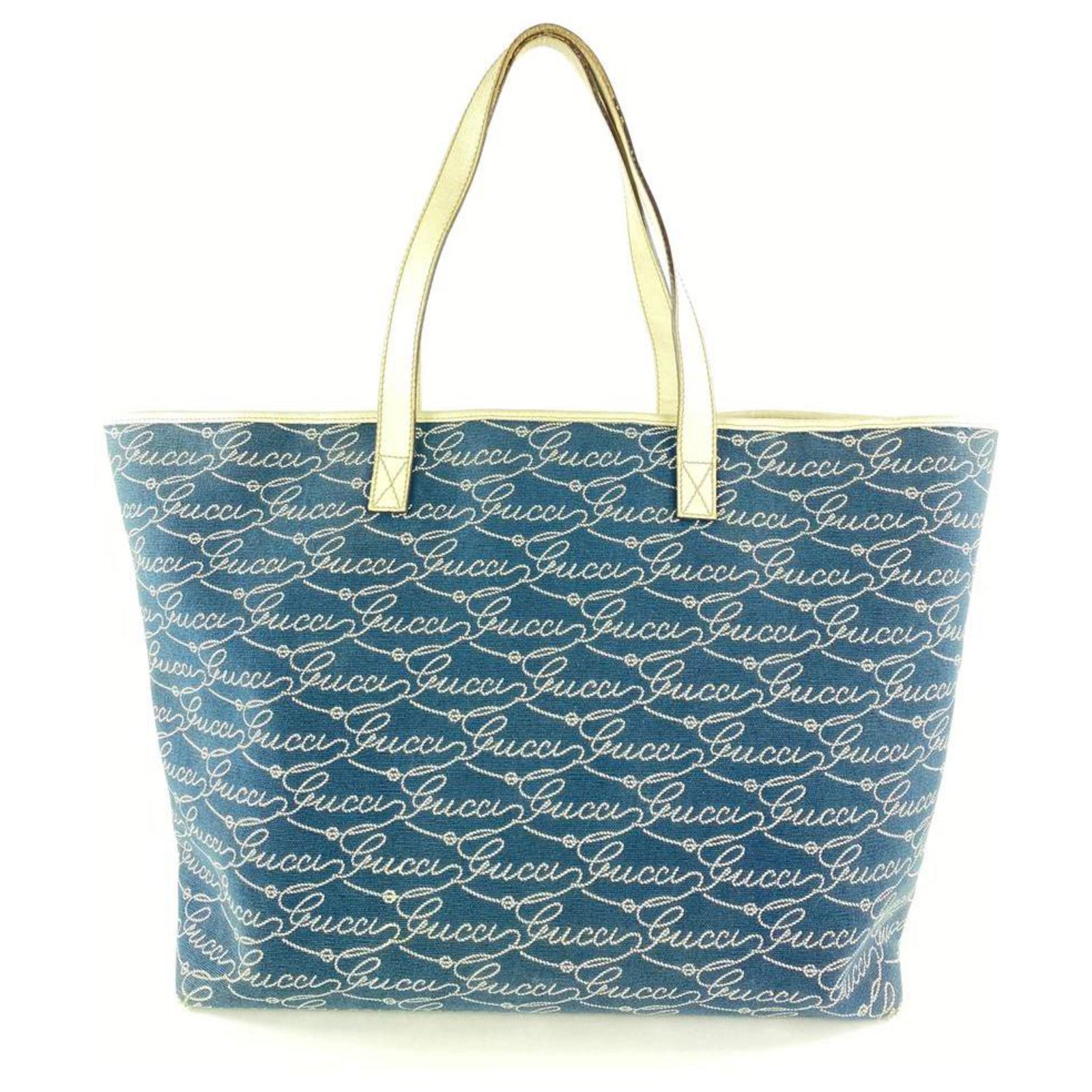 blue gucci tote