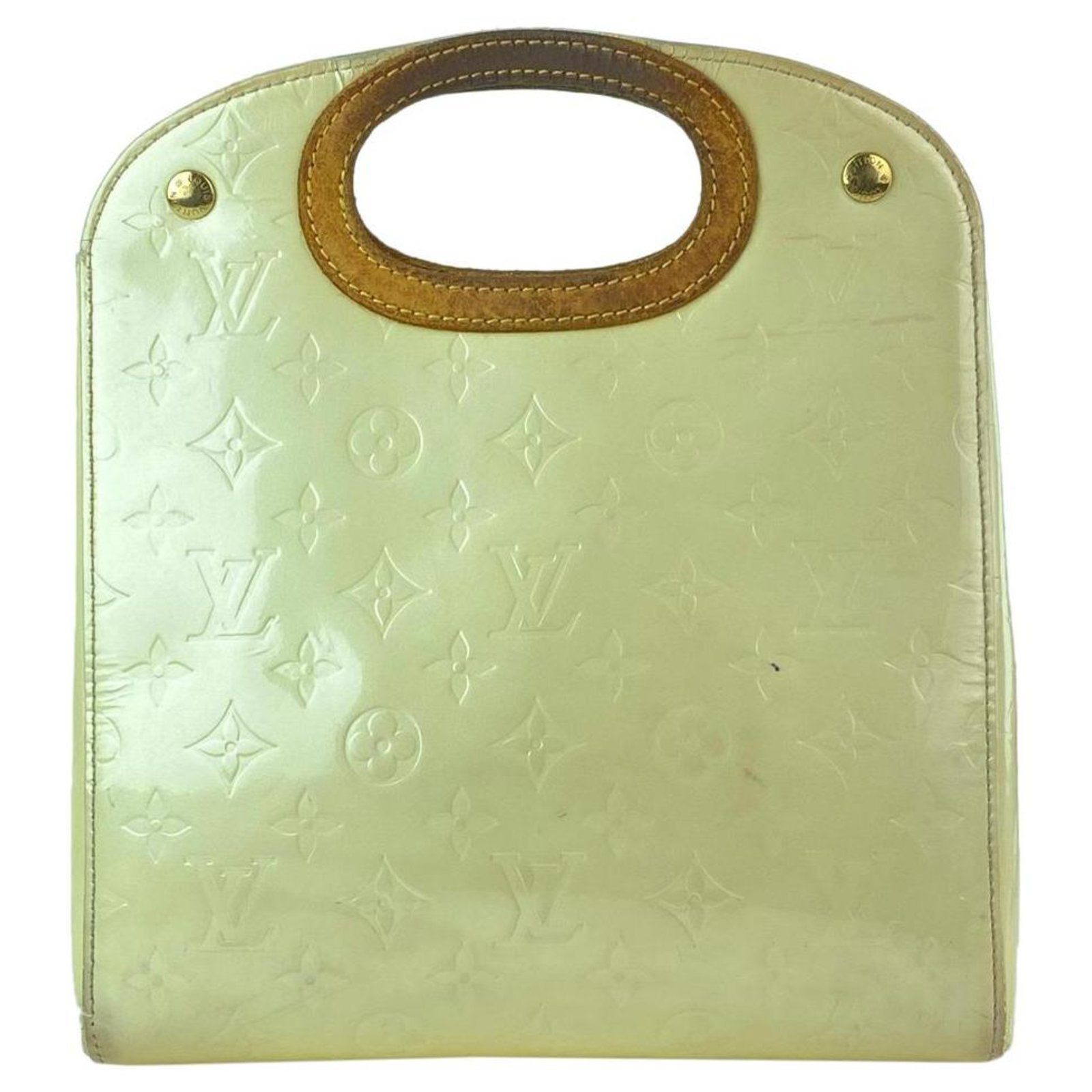 Louis Vuitton Perle Monogram Vernis Maple Drive Ivory Cream Leather  ref.294140 - Joli Closet