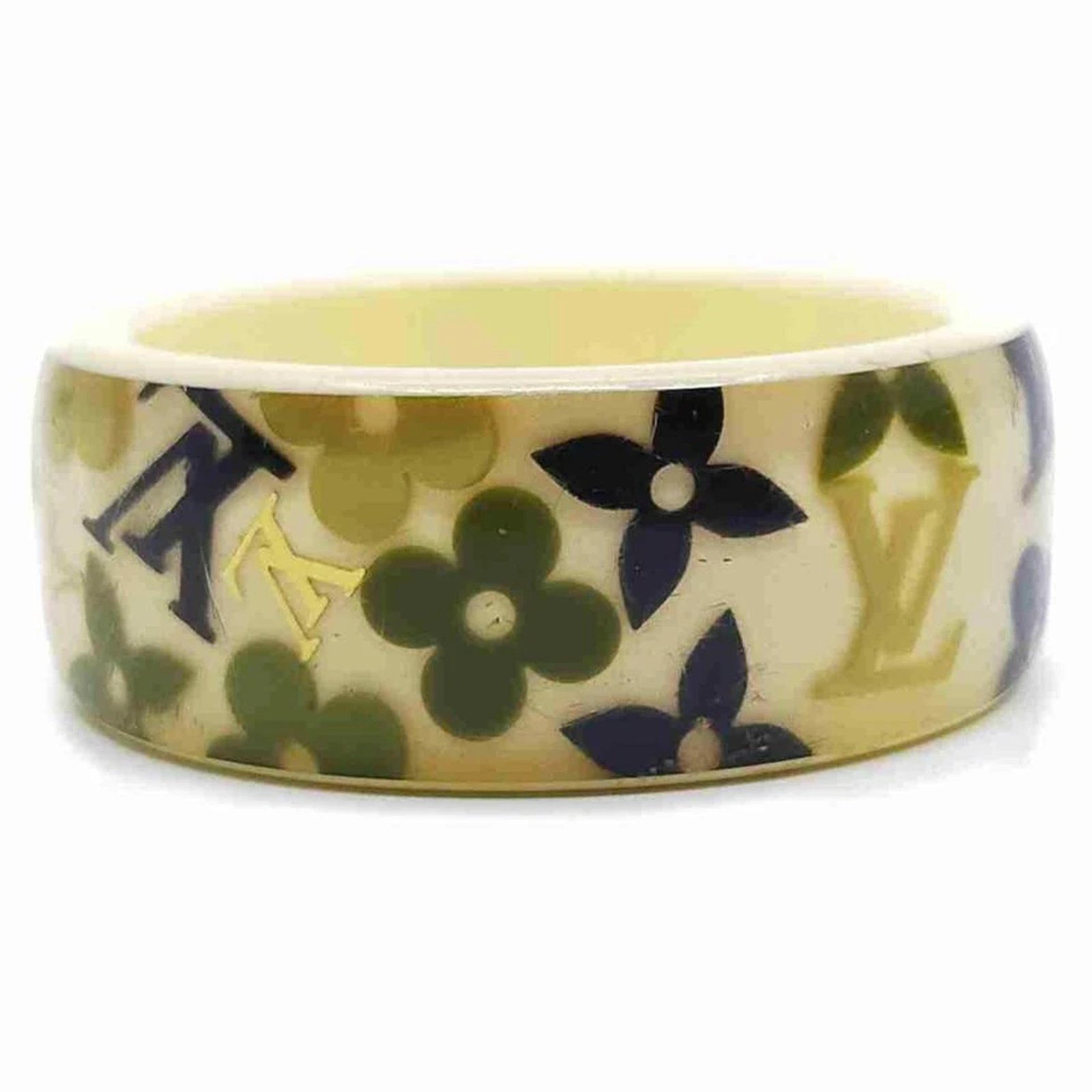 Resin Wide Inclusion Bangle