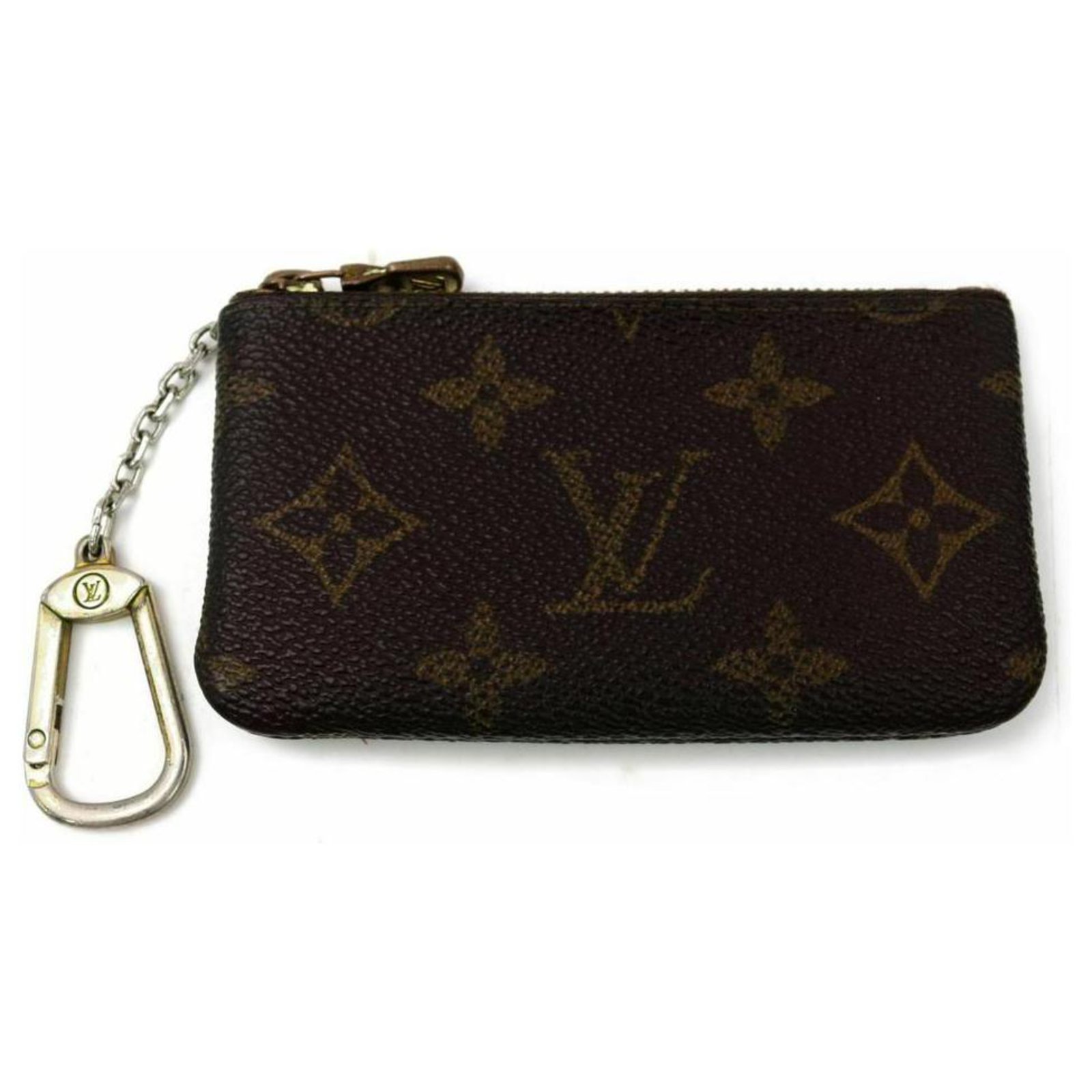 Louis Vuitton Monogram Key Pouch Keychain Pochette Cles Metal ref.294148 -  Joli Closet