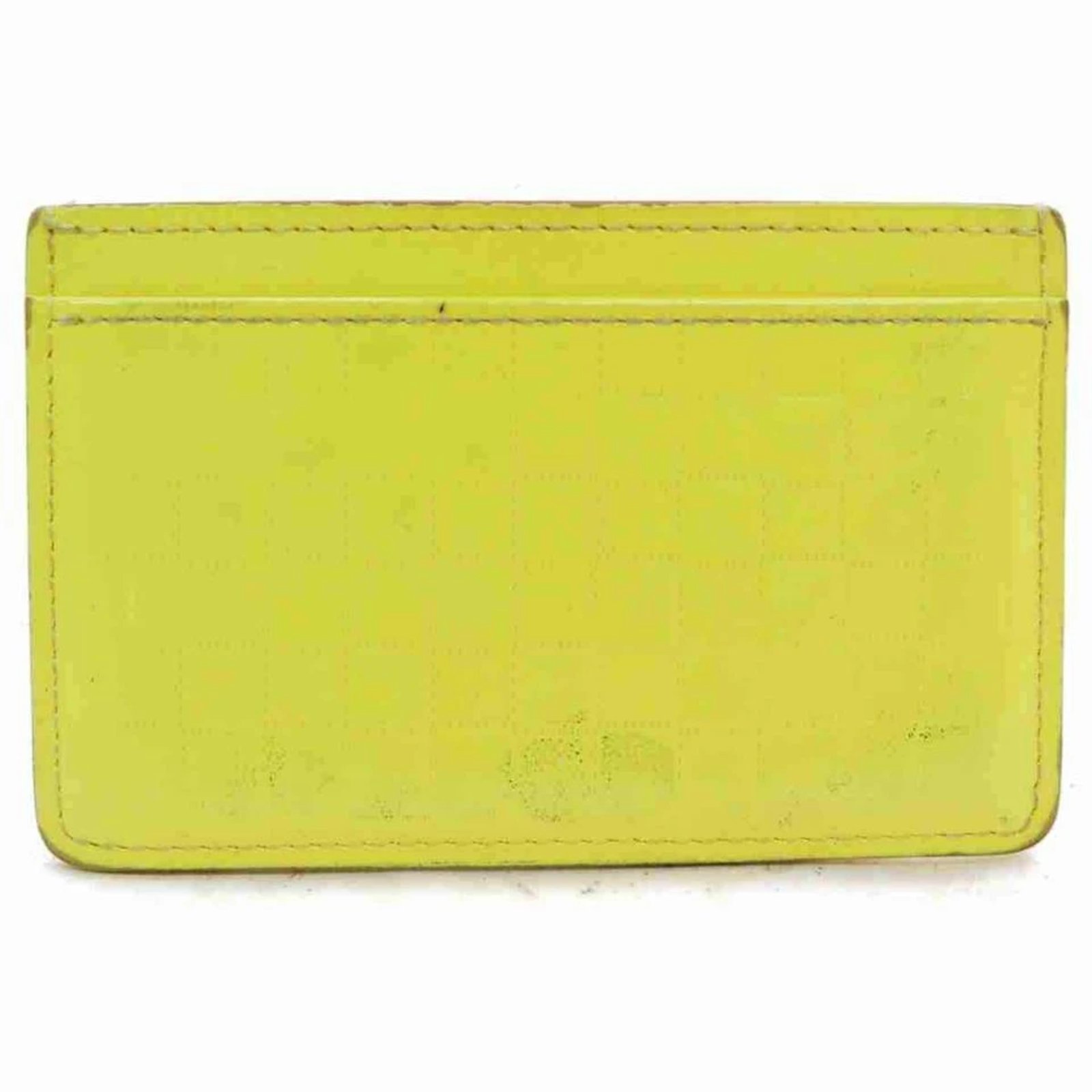 LOUIS VUITTON Damier Infini Zippy Wallet Vertical Wallet Yellow N62236 LV  38679