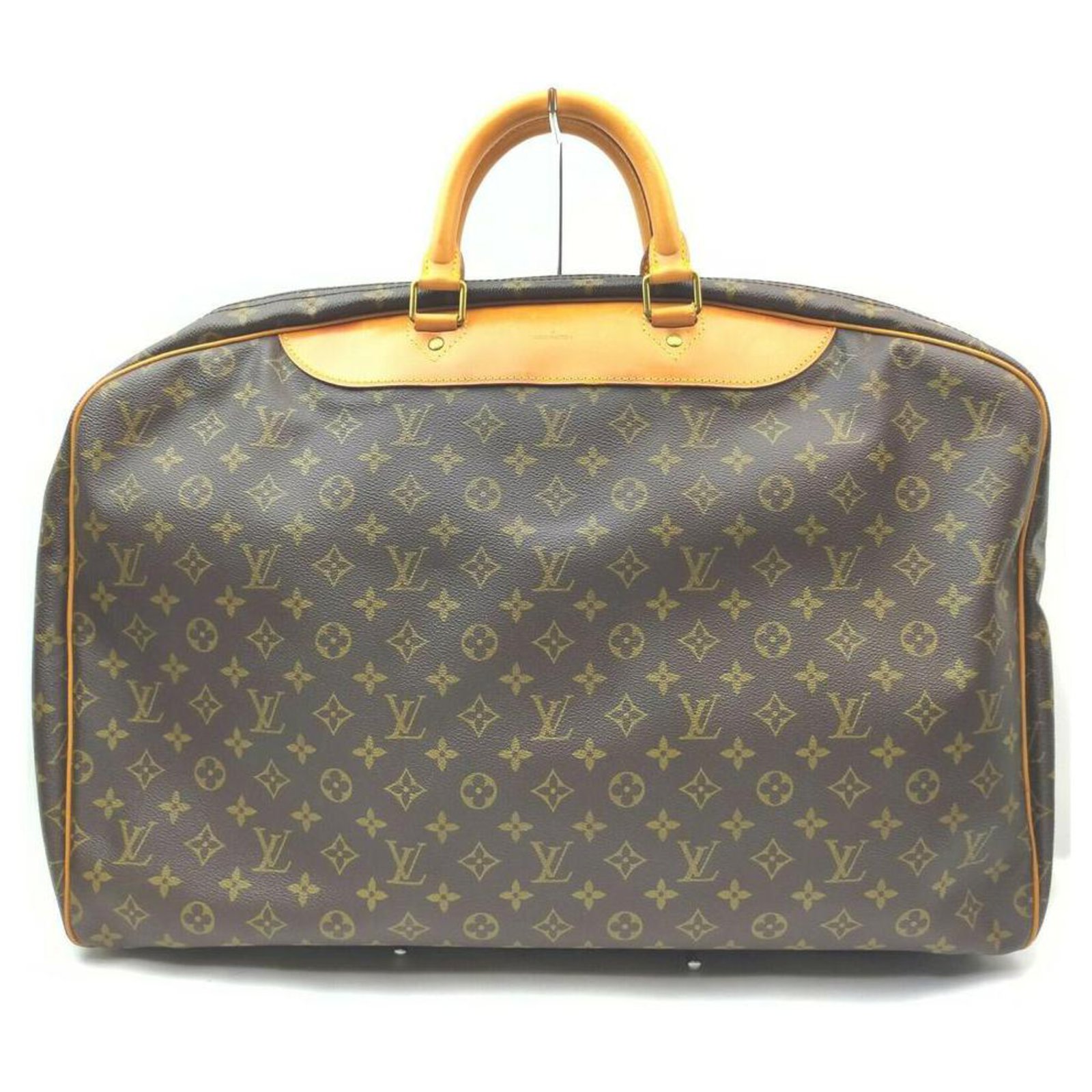 Louis Vuitton Alize 1 Poche Luggage Bag Brown Canvas