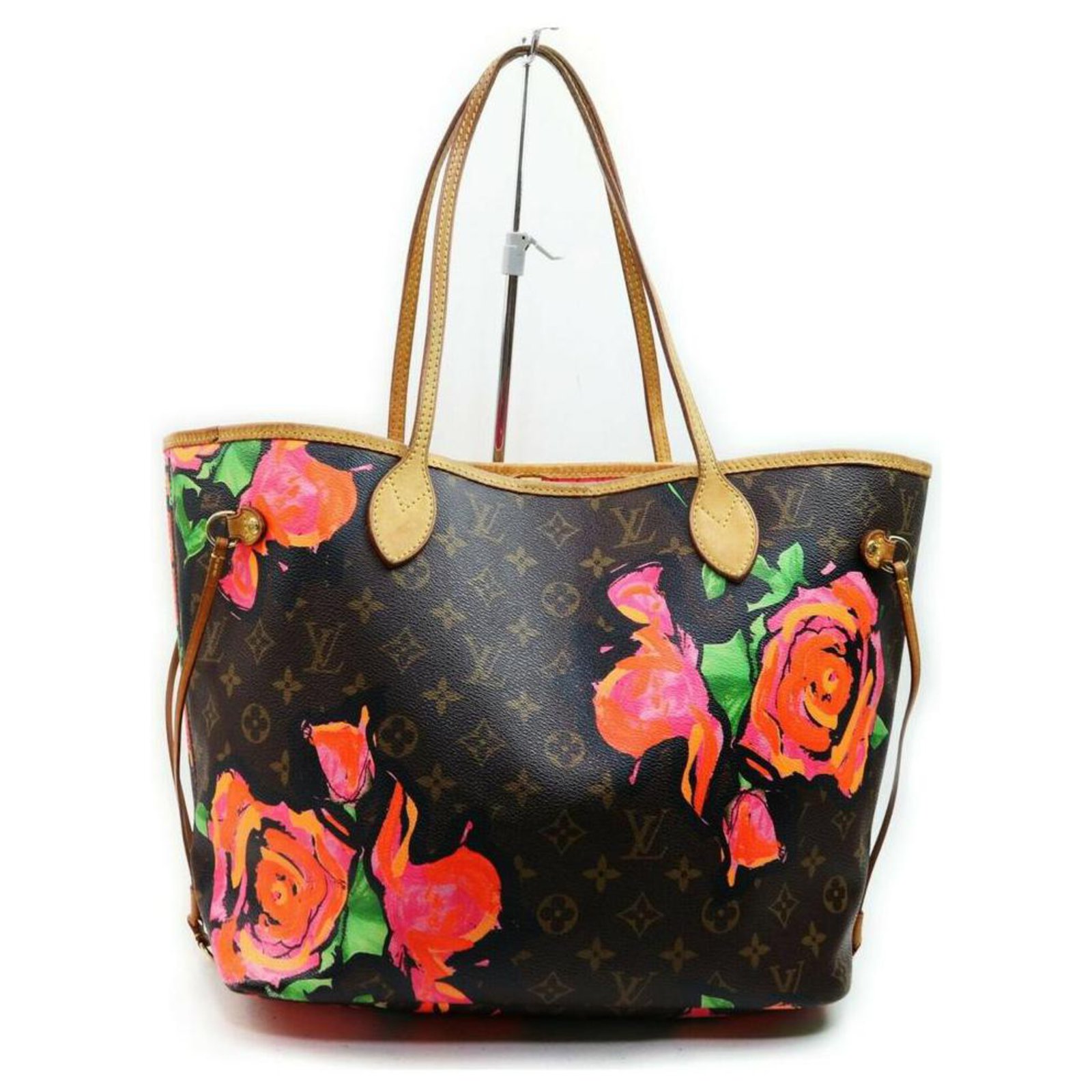 Louis Vuitton Stephen Sprouse Roses Neverfull MM with Graffiti Flowers  Leather ref.294300 - Joli Closet