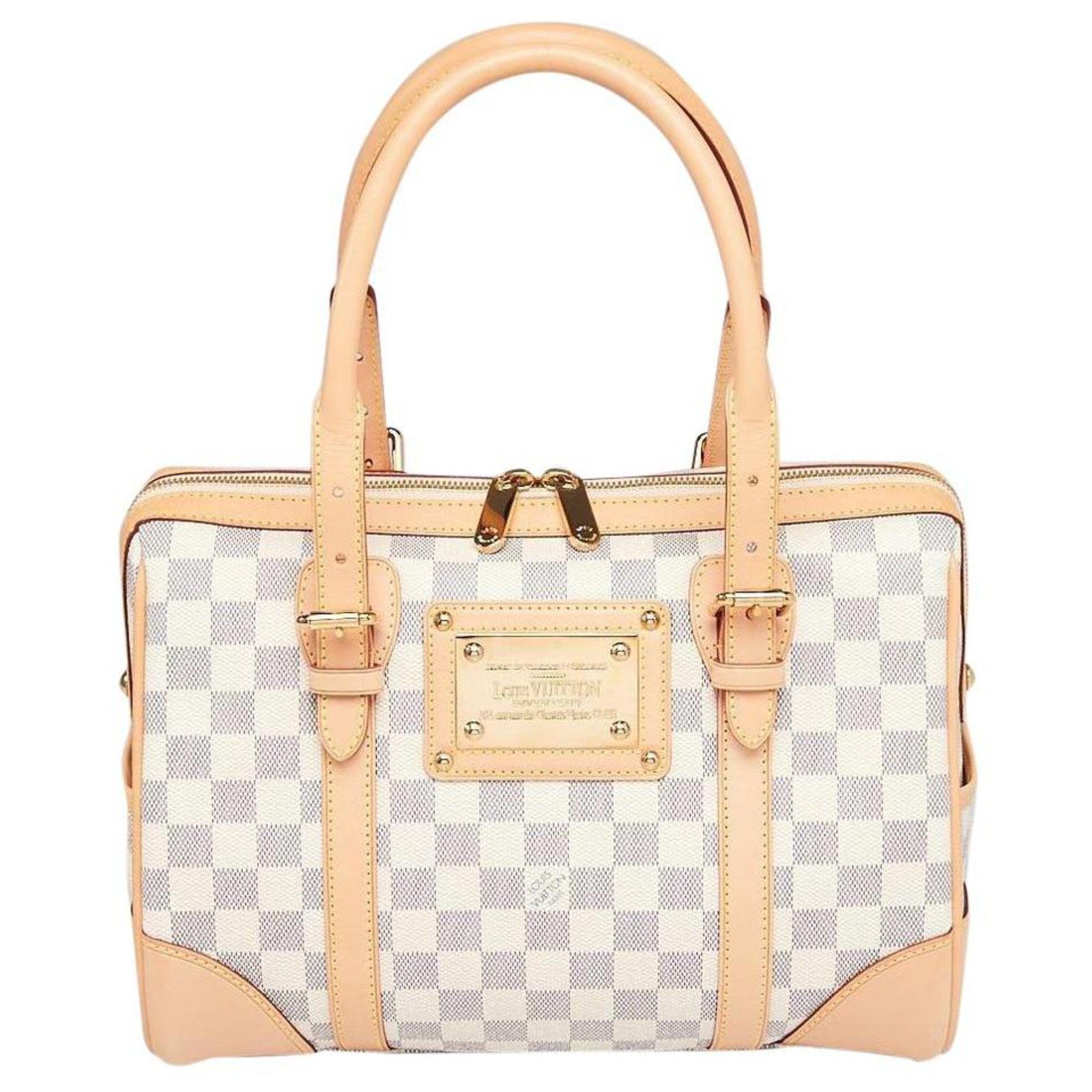 Louis Vuitton Berkeley Damier Azur Hand Bag