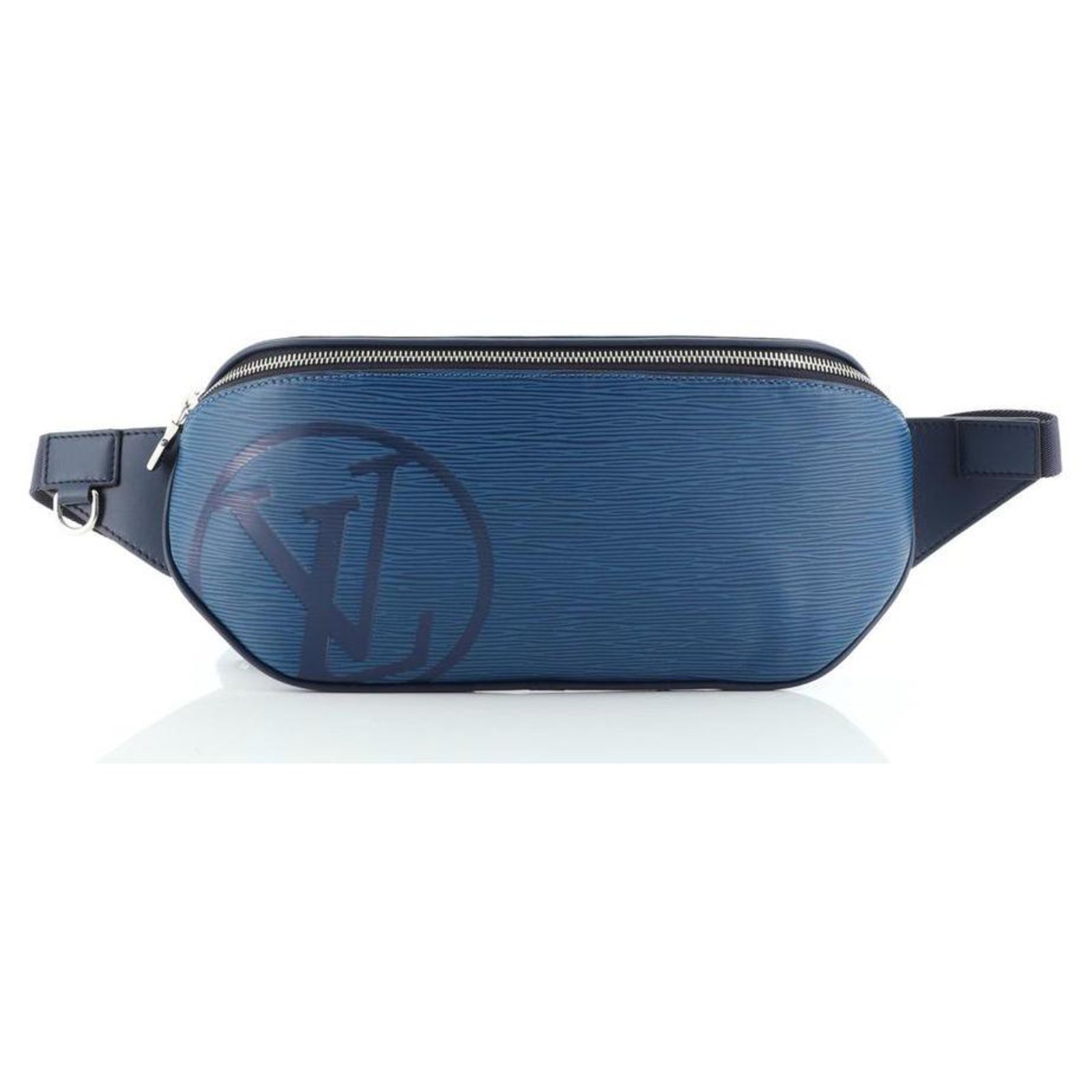Louis Vuitton Circle Logo Bum Bag Initials Blue Epi Leather ref.294319 -  Joli Closet