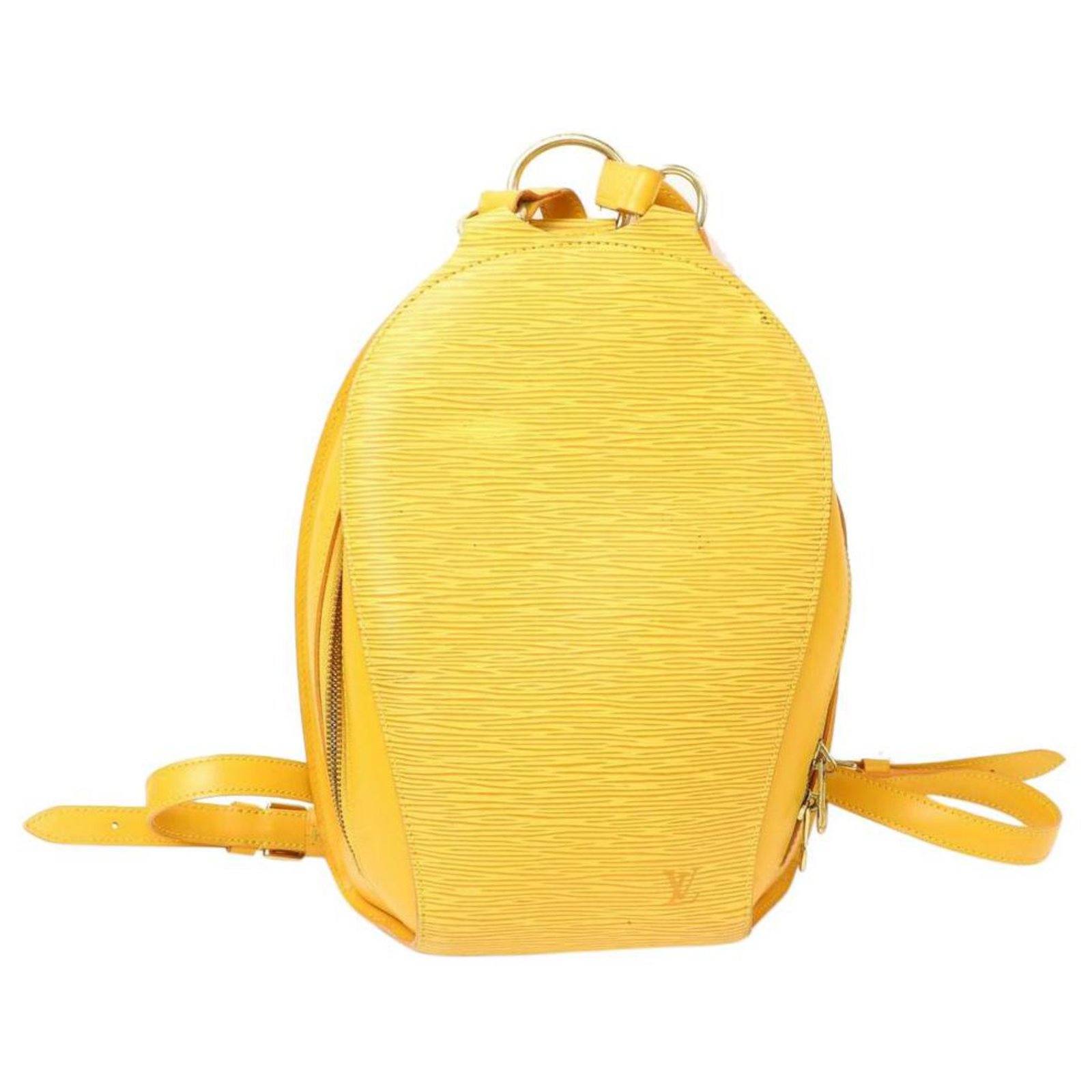 Louis Vuitton Yellow Epi Leather Castillian Mabillon Backpack