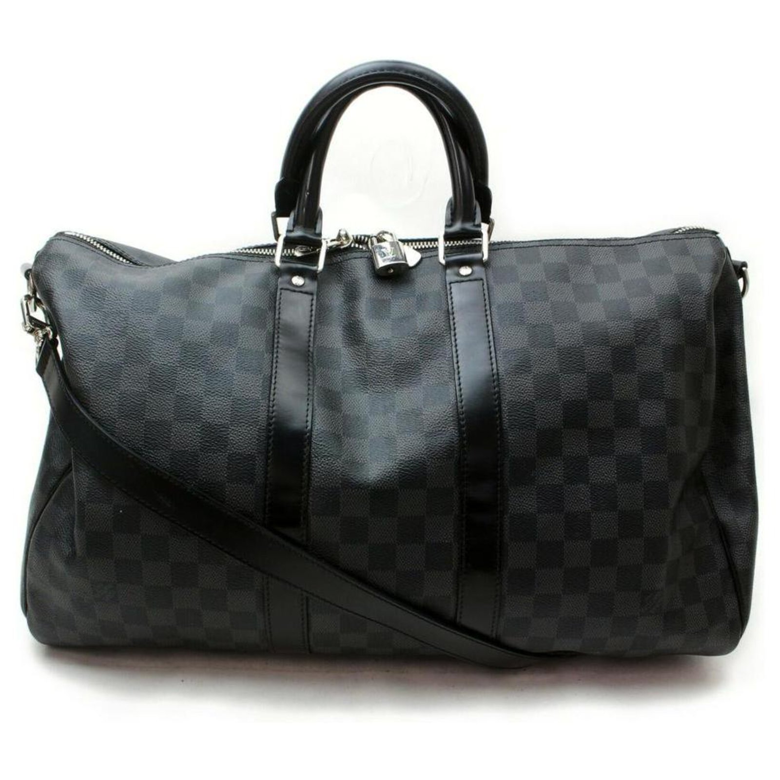 Louis Vuitton Keepall 45 Damier Graphite mit Bandoliere