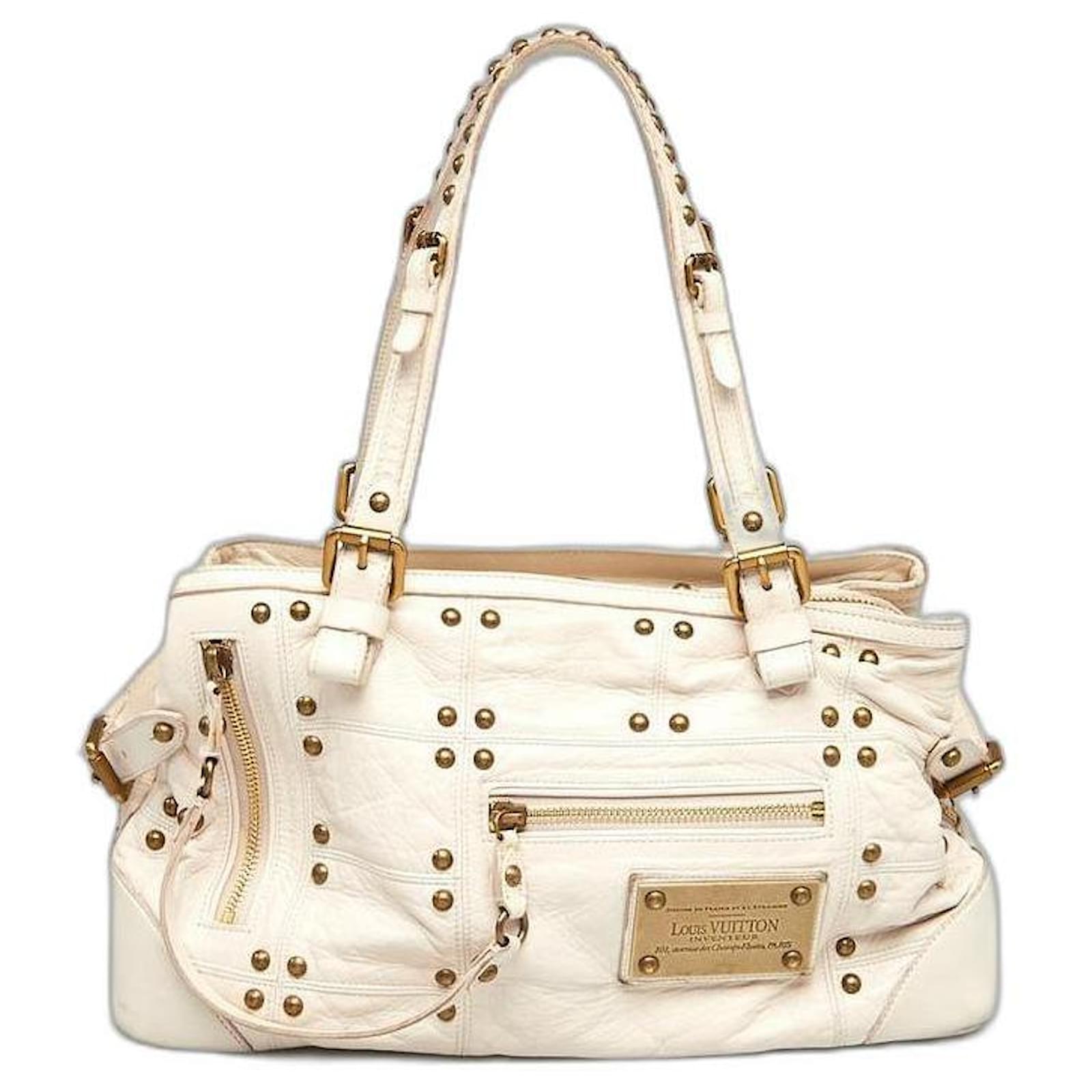 Louis Vuitton Bombetta da crociera in pelle di agnello bianca, collezione  Speedy Boston Agnello Pelle ref.294497 - Joli Closet