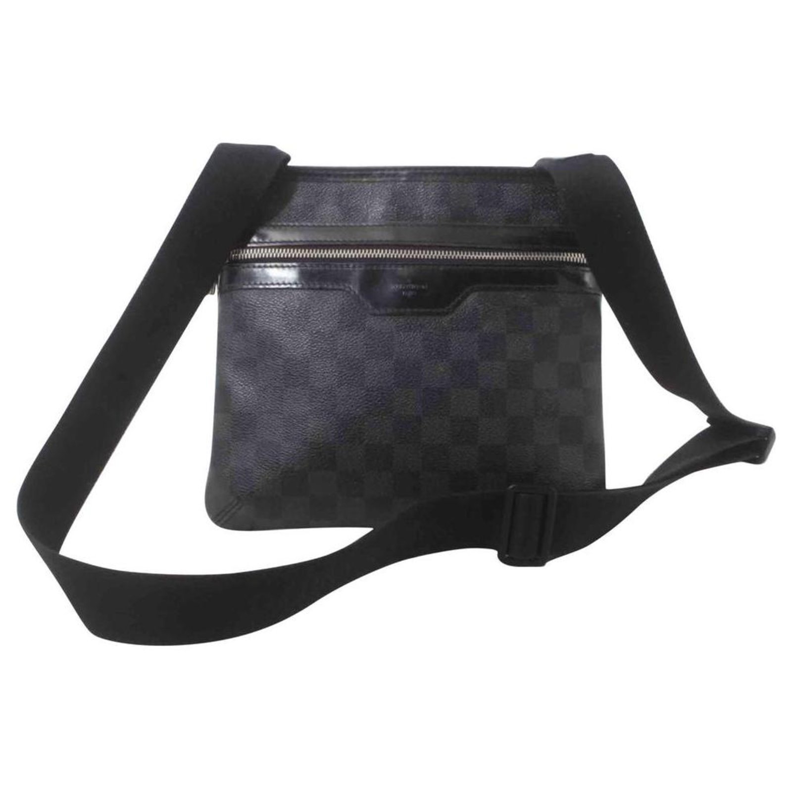 Louis Vuitton Damier Graphite Thomas Crossbody Messenger Bag Leather  ref.339705 - Joli Closet