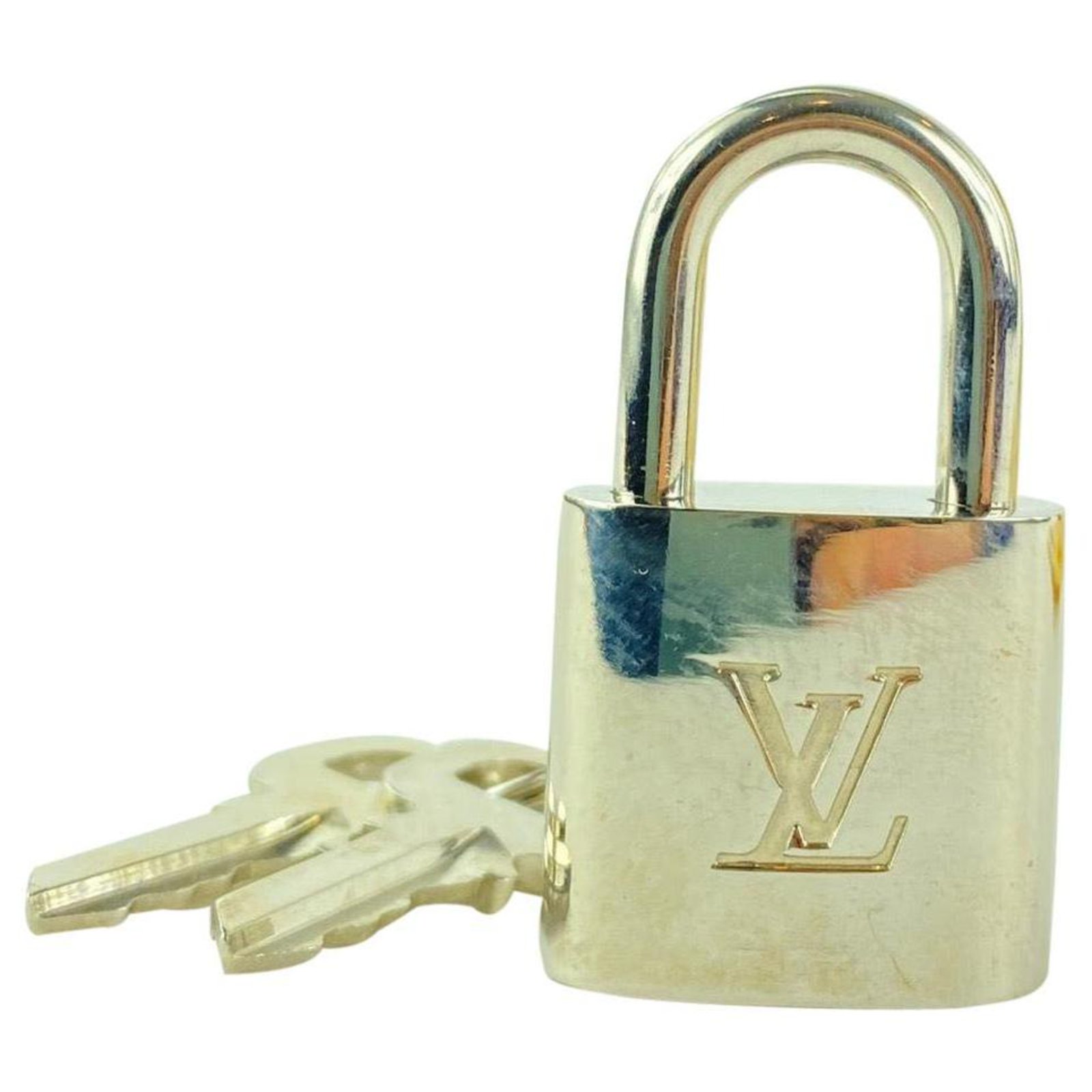 Louis Vuitton #309 Silver Padlock and Key Set Excellent Lock with Box Charm  Pendant ref.294588 - Joli Closet