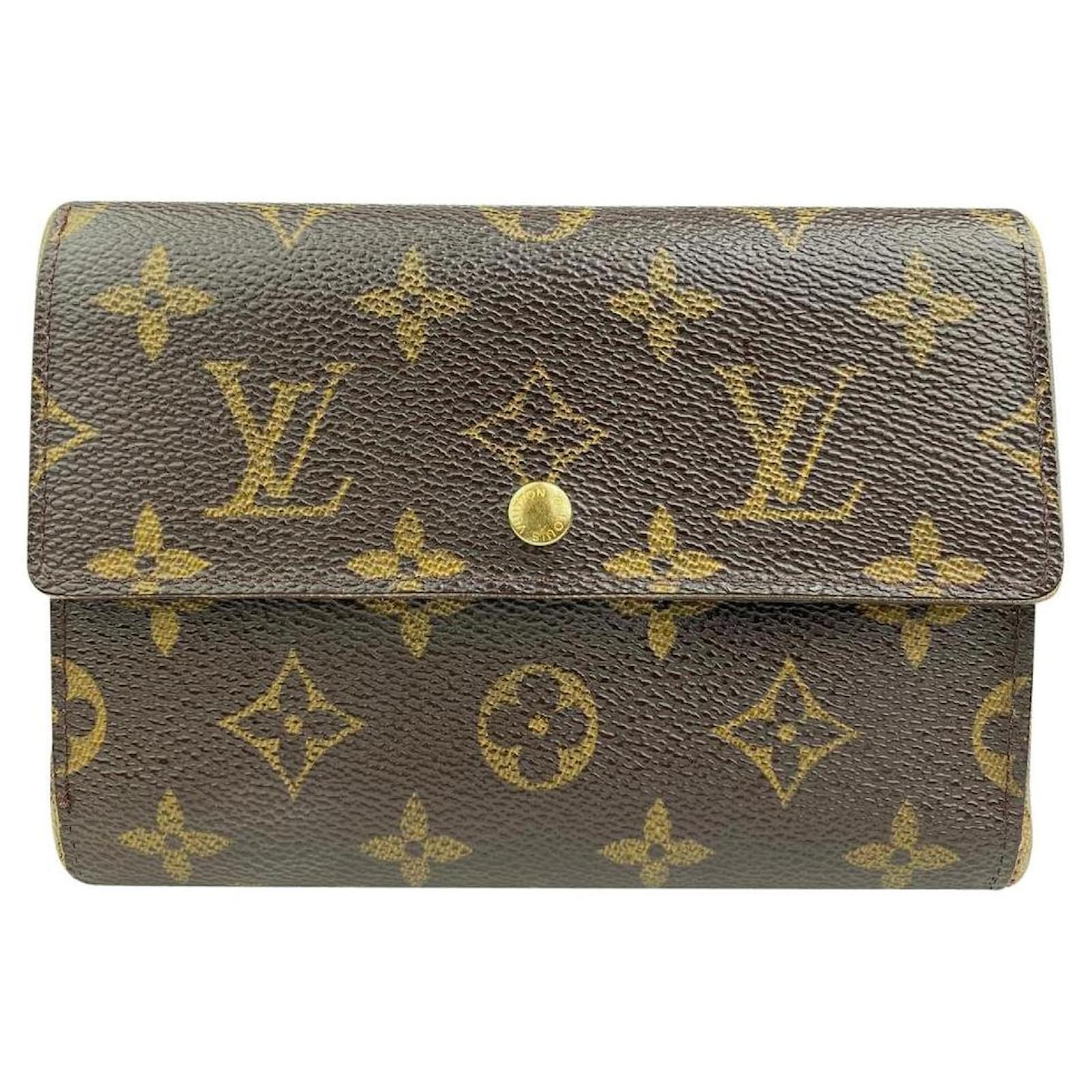 Louis Vuitton Portafoglio Monogram Porte-Tresor Etui Papiers 9l102 Pelle  ref.294721 - Joli Closet