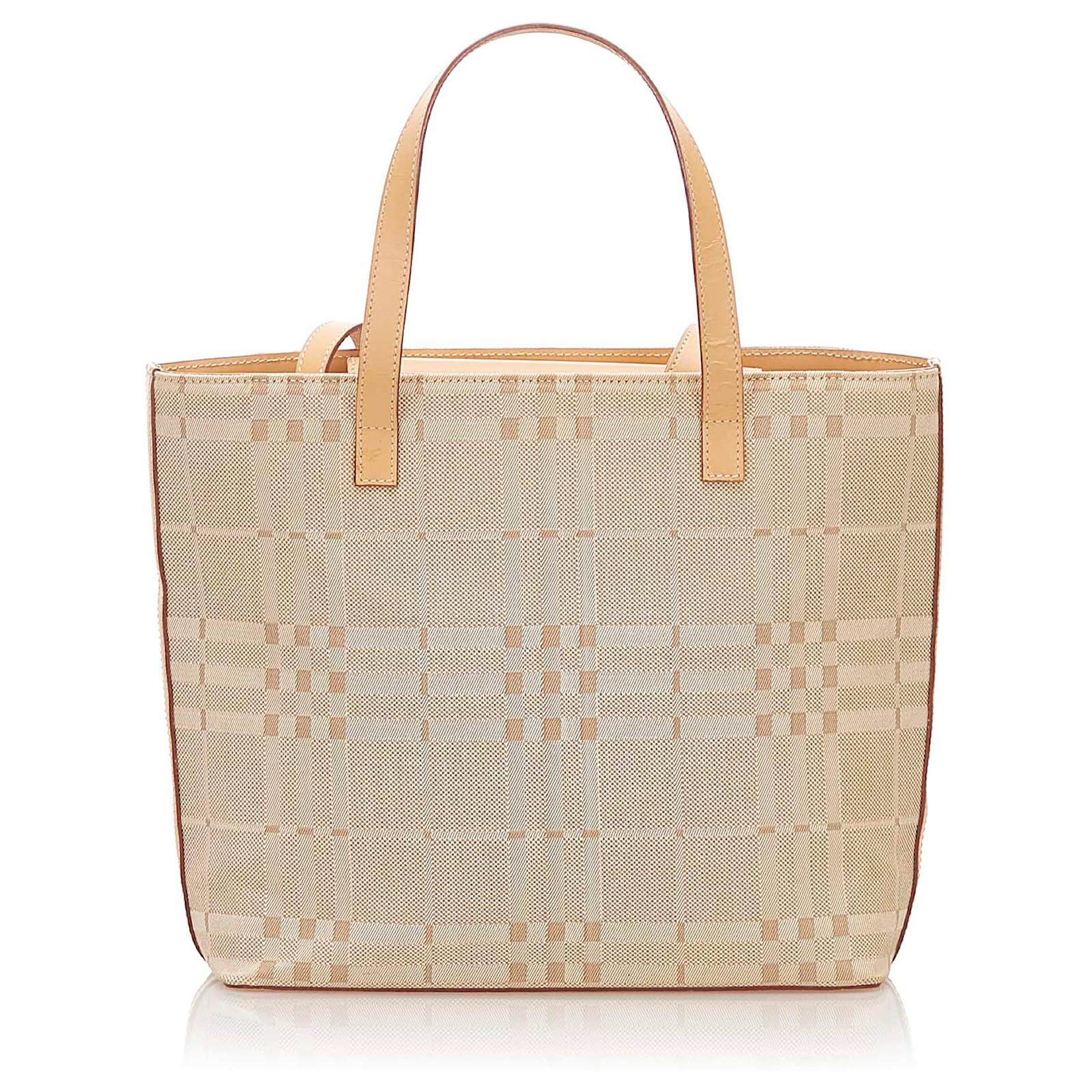 burberry canvas tote