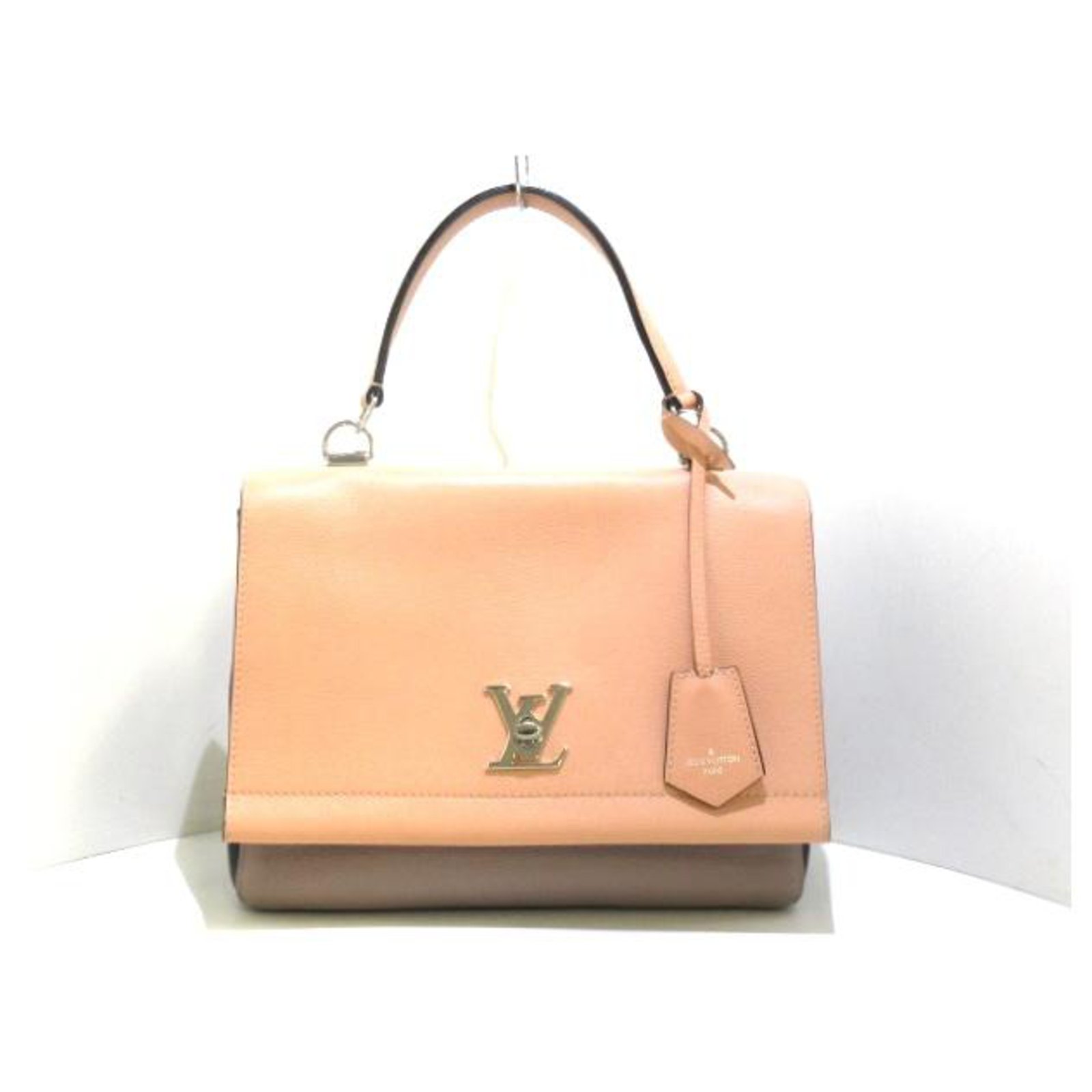 Louis Vuitton Lockme II Calfskin Leather Shoulder Bag