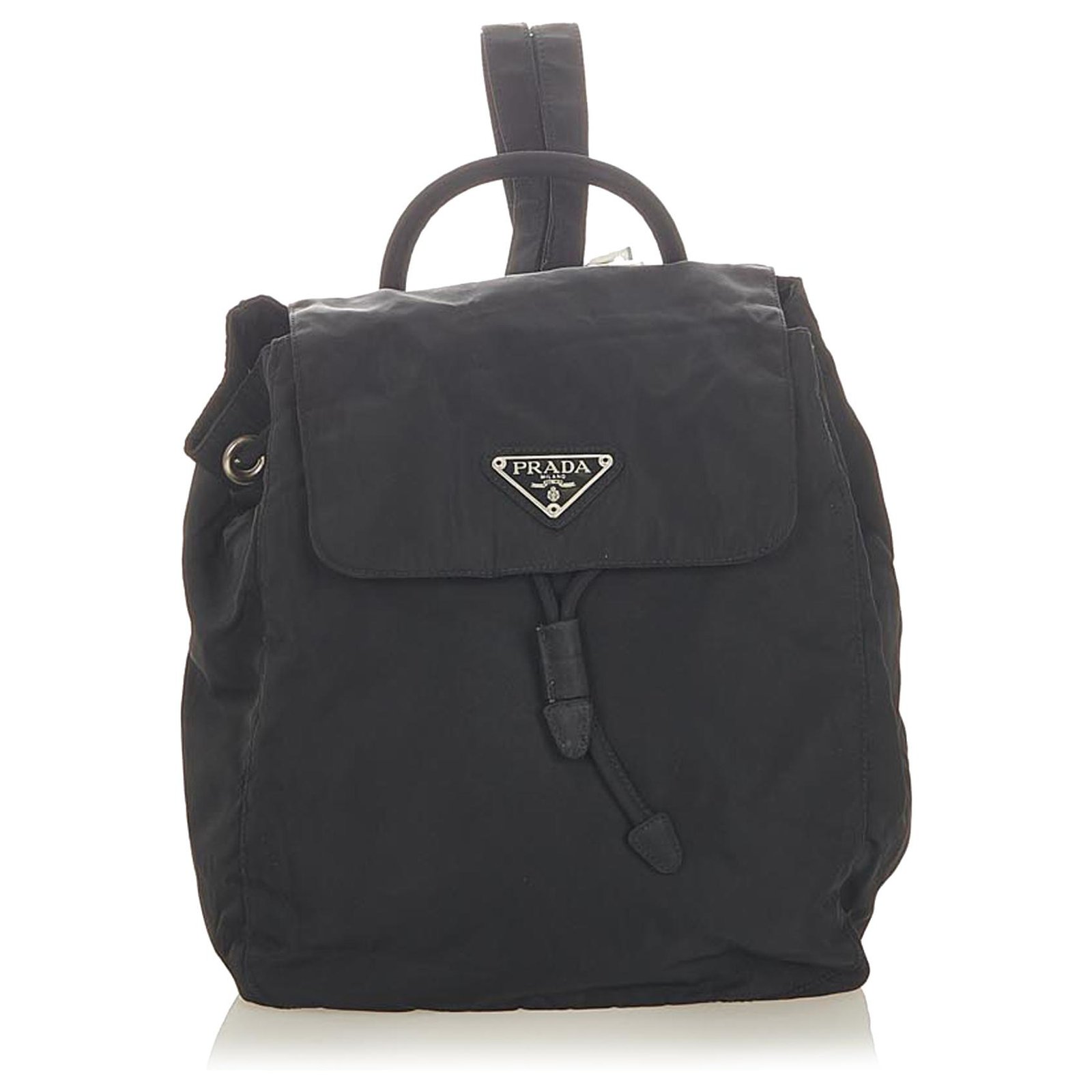 Prada drawstring backpack hot sale