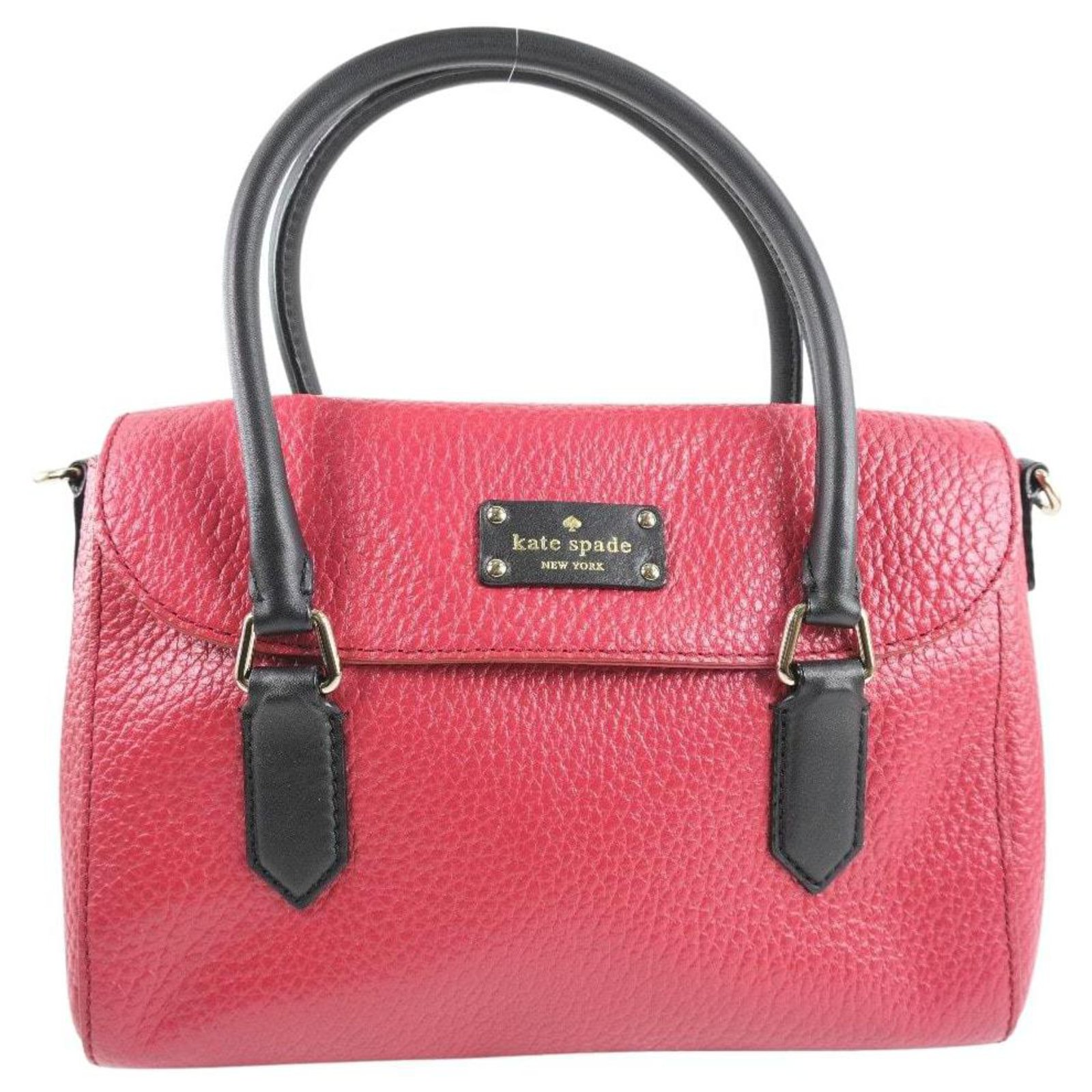 kate spade red and black purse