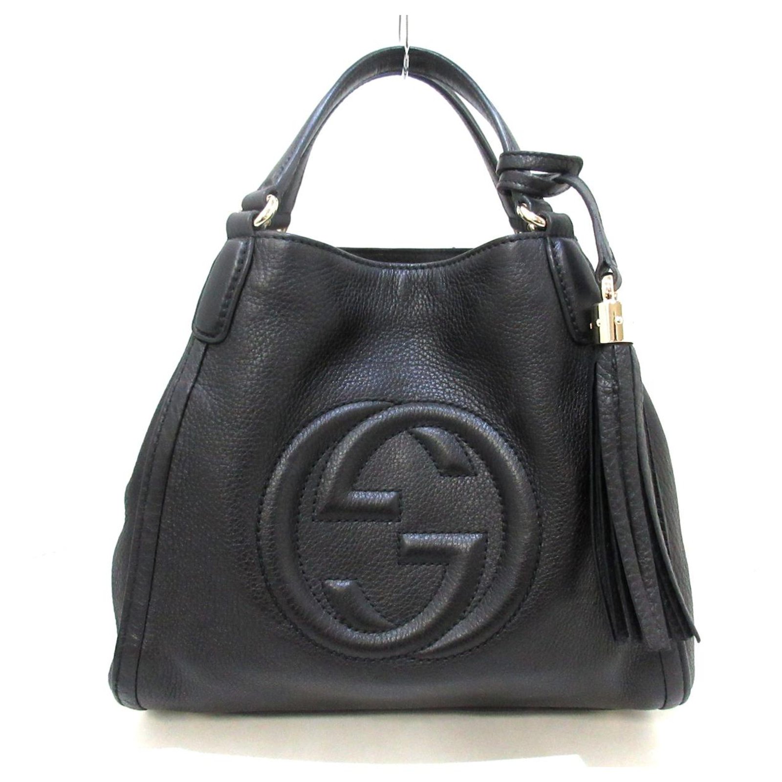 Gucci Soho Black Leather ref.296610 - Joli Closet
