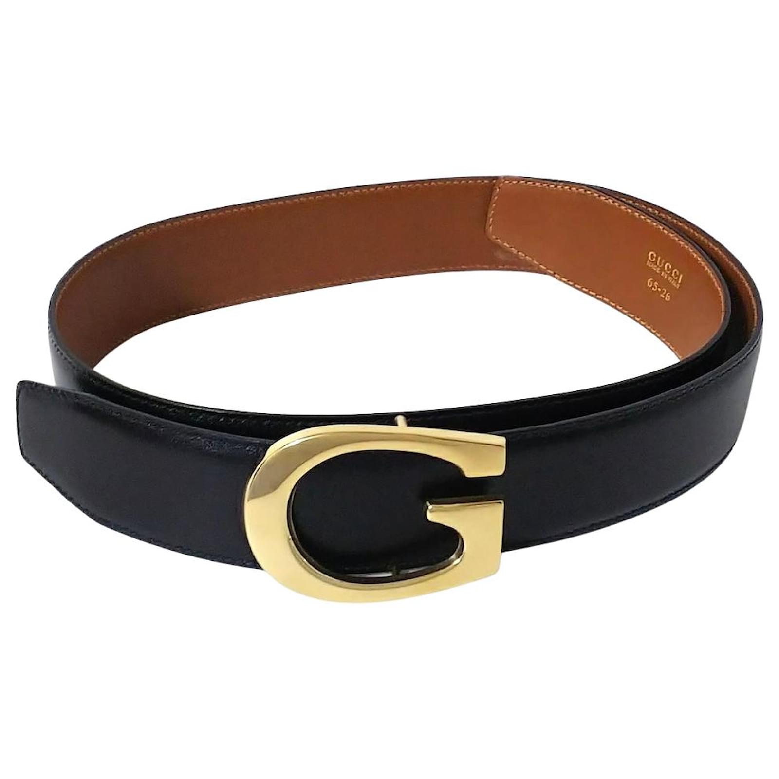 GUCCI Belt Black Leather ref.297321 