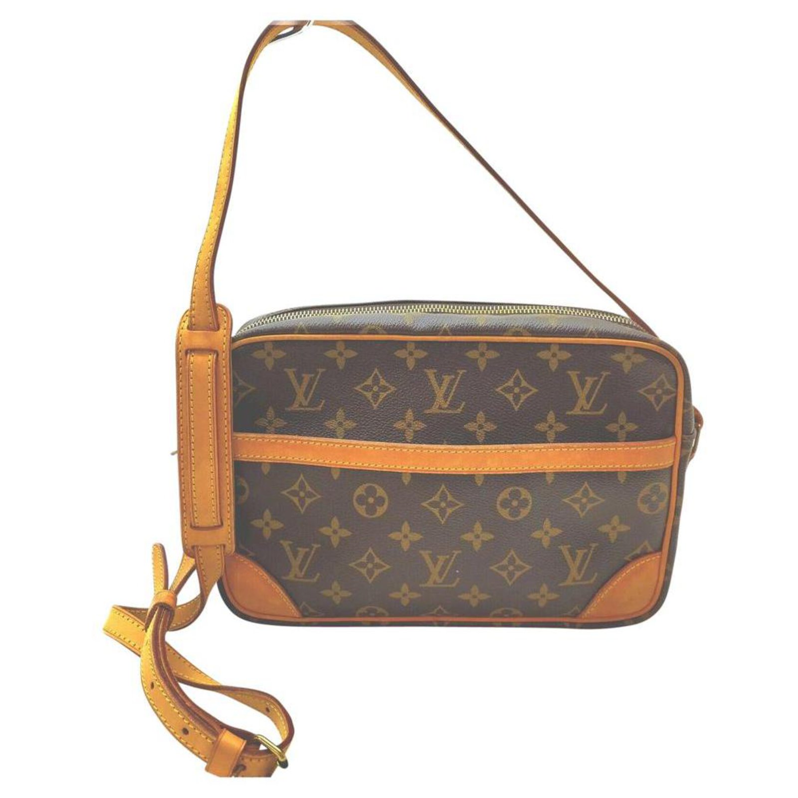 Louis Vuitton Women's Monogram Trocadero Crossbody Handbag Brown