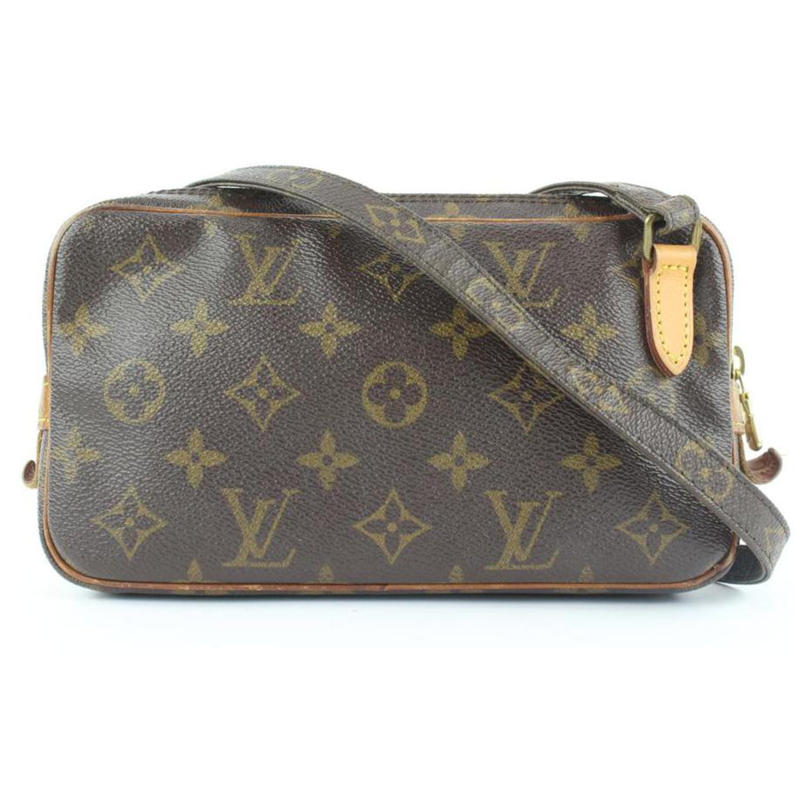Louis Vuitton Monogram Pochette Marly Bandouliere Crossbody Leather  ref.297386 - Joli Closet