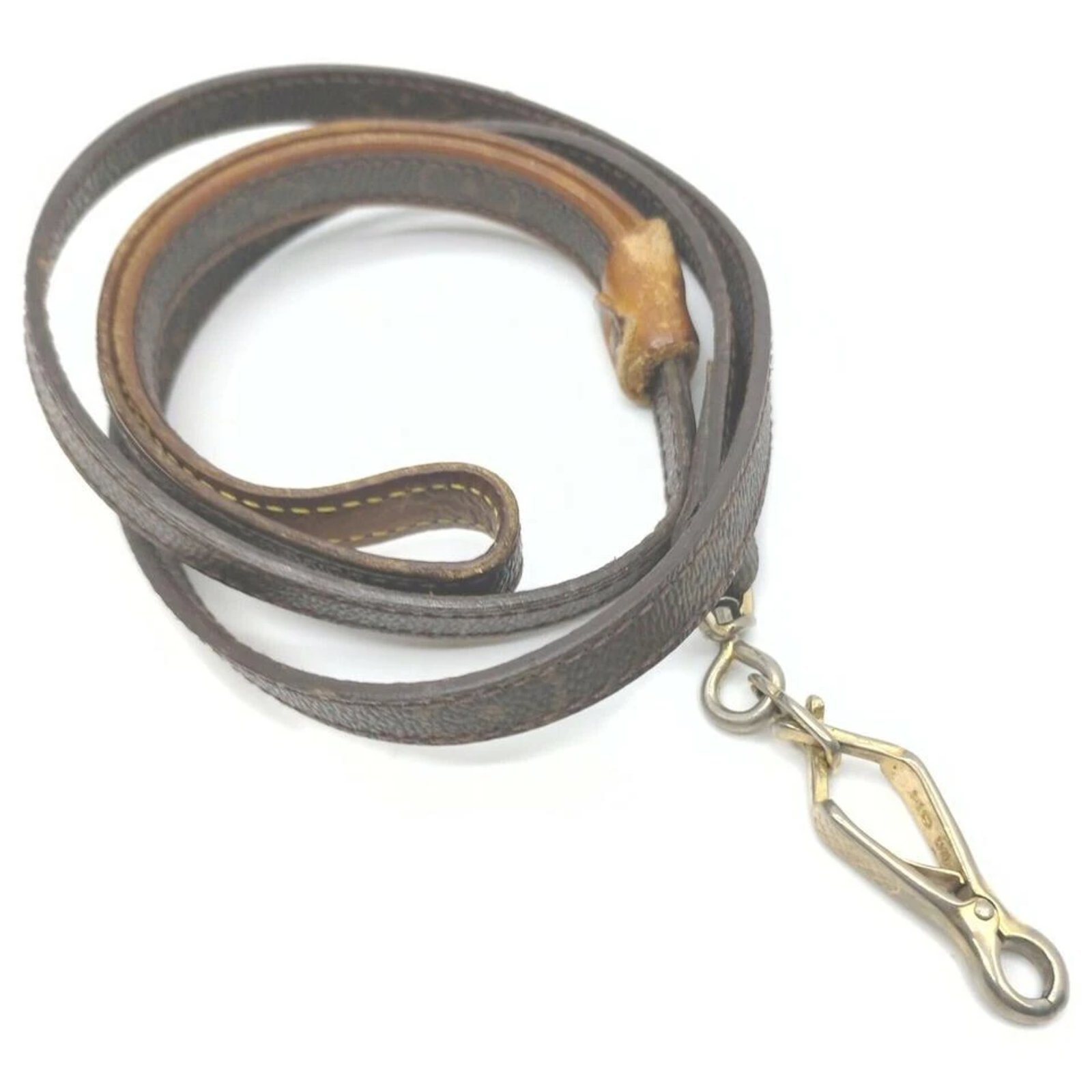 Louis Vuitton Vintage Monogram Baxter Pet Leash - Brown Pet