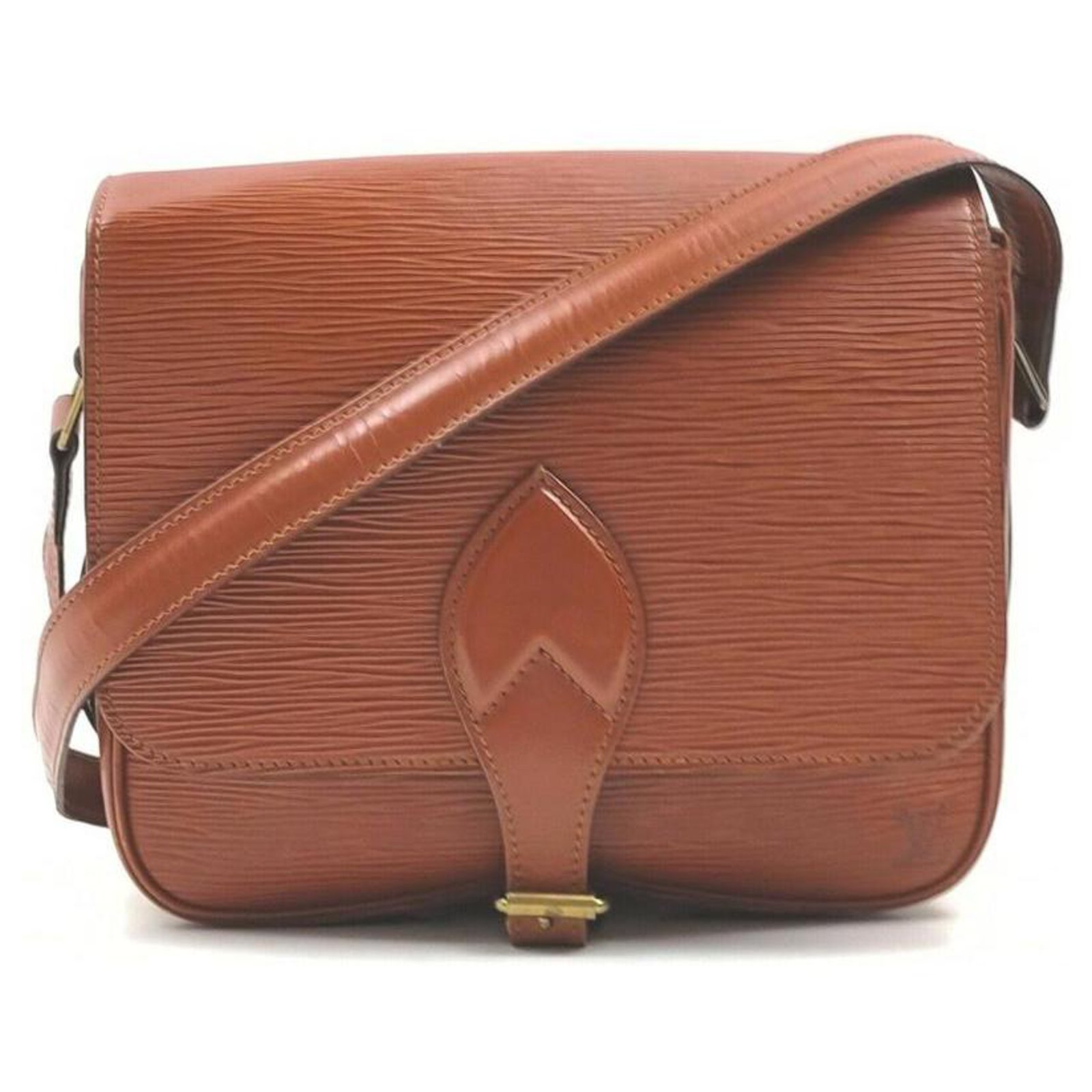 Louis Vuitton Brown Epi Leather Cartouchiere Crossbody Bag ref.297740 -  Joli Closet
