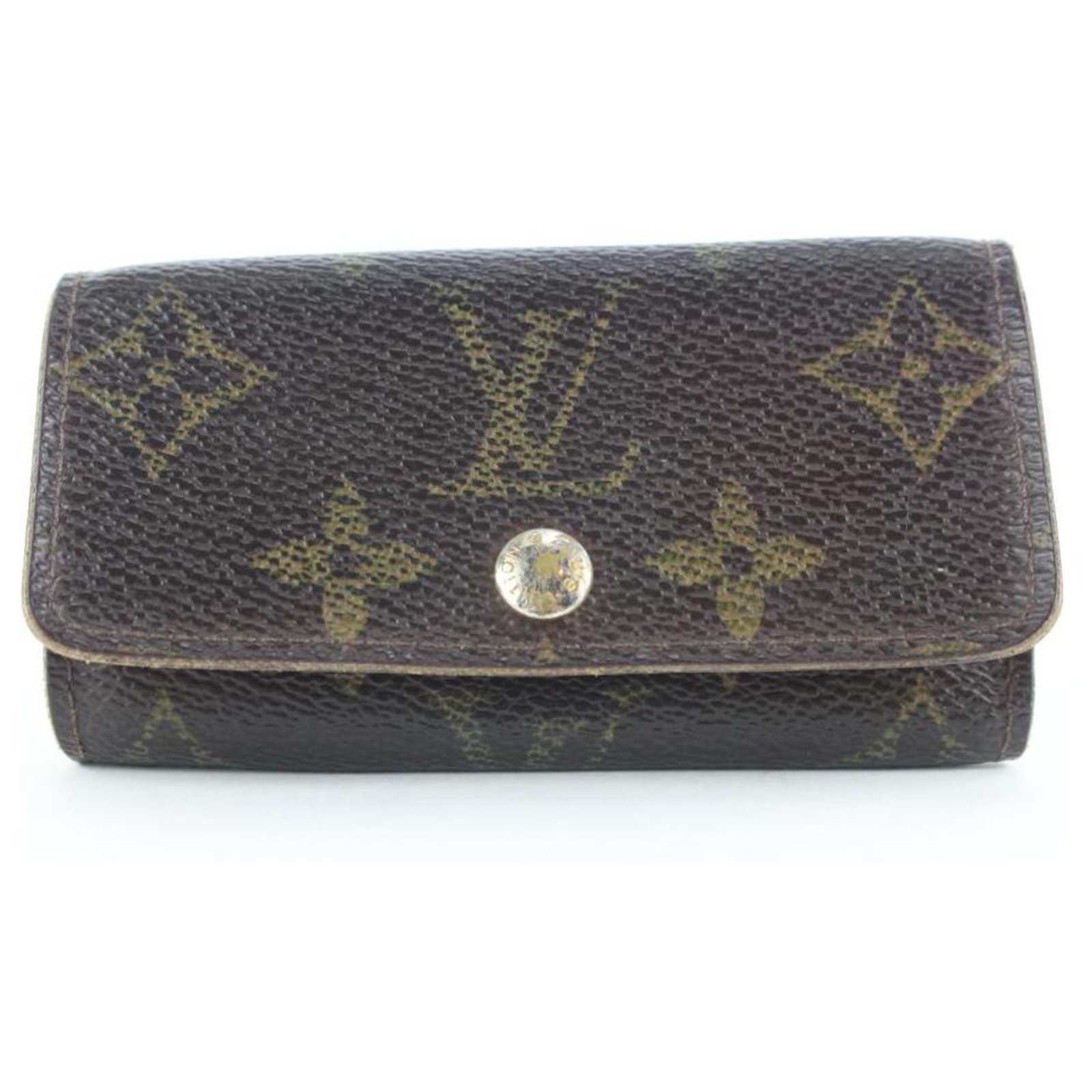 Louis Vuitton Monogram Multicles 4 Key Holder Wallet Case ref