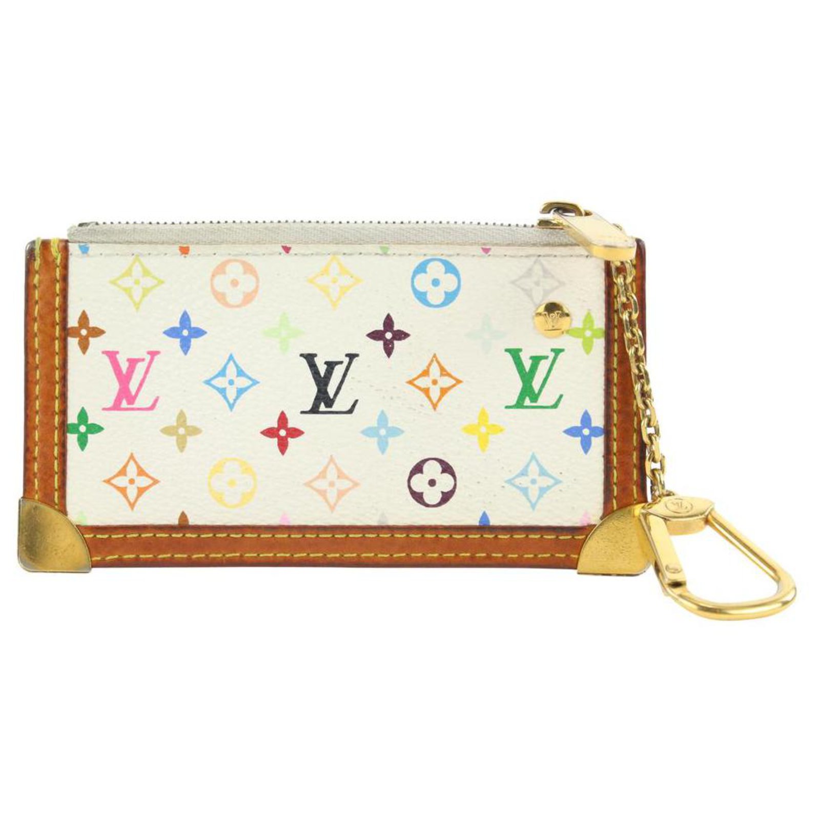 Louis Vuitton, Bags, Louis Vuitton Multicolor Monogram Key Pouch Wallet